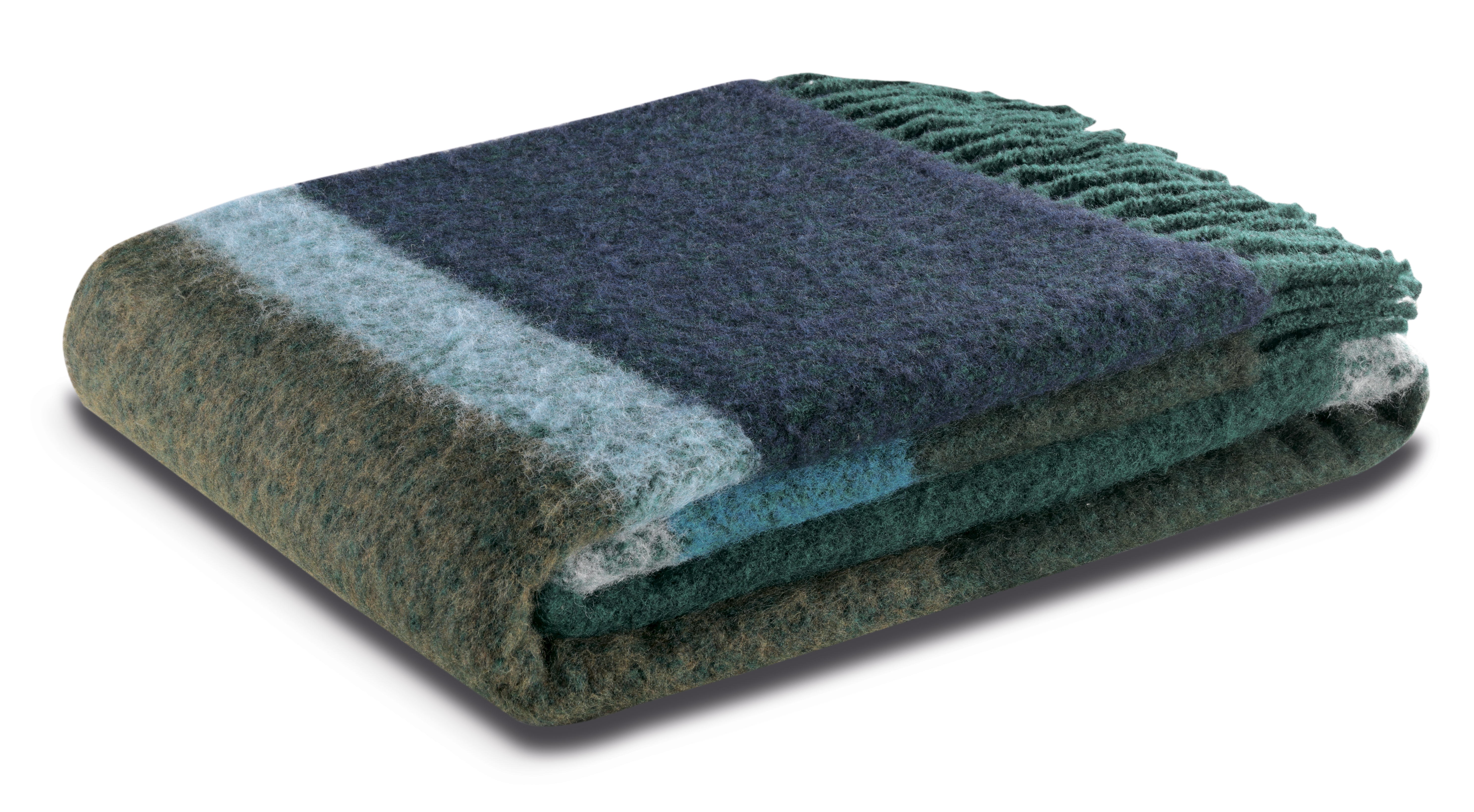 Plaid Miltonia Mohair Look Biederlack / Grösse: 130 x 190 cm