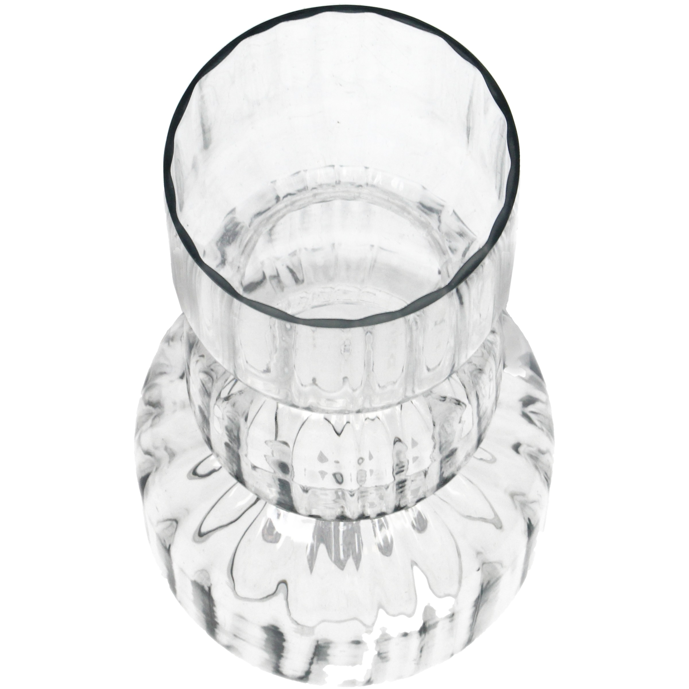 Vase Glas H: 38 cm Kersten