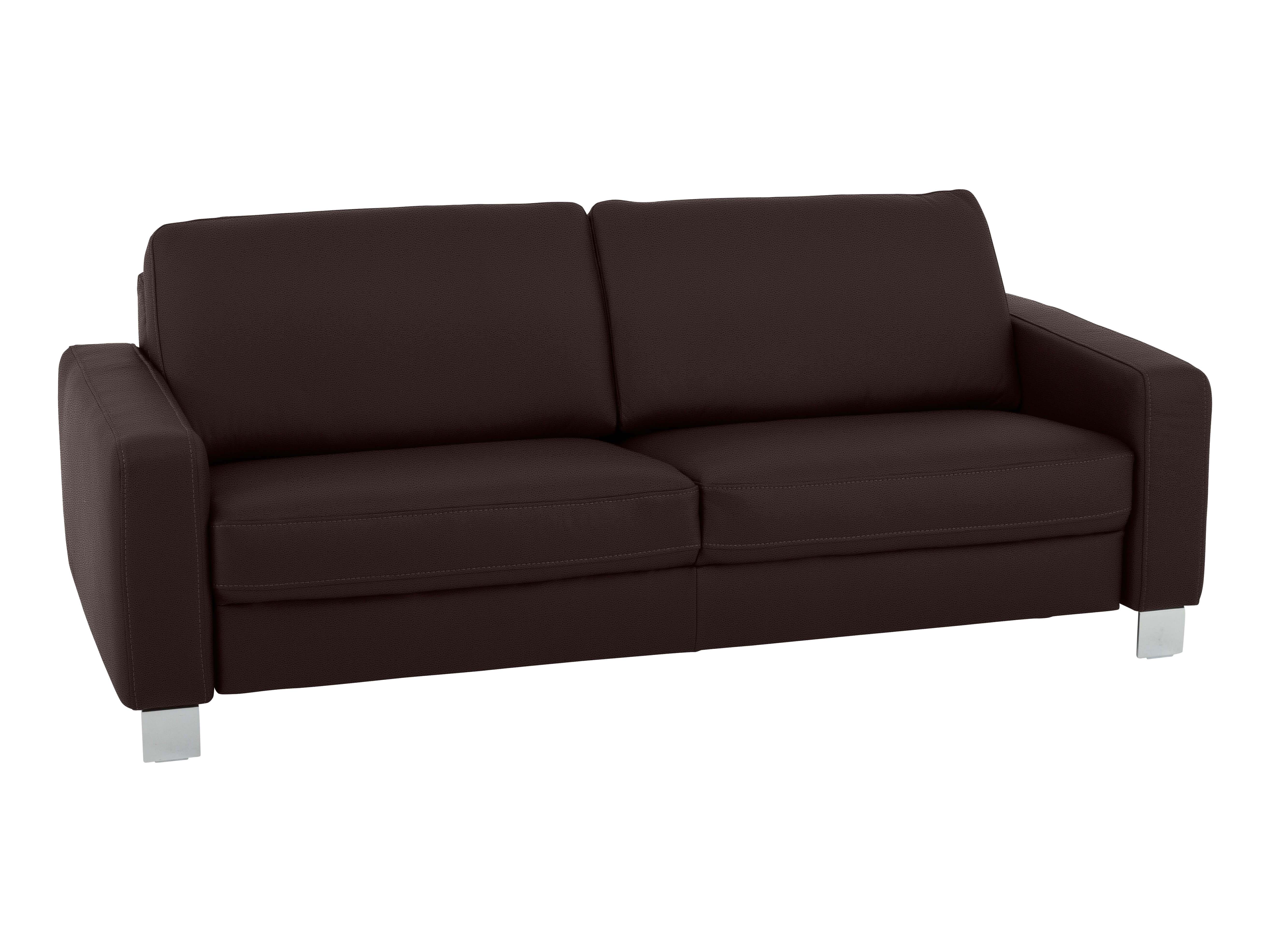 Sofa Shetland Basic B: 214 cm Polipol / Farbe: Anthrazit / Material: Microfaser Basic
