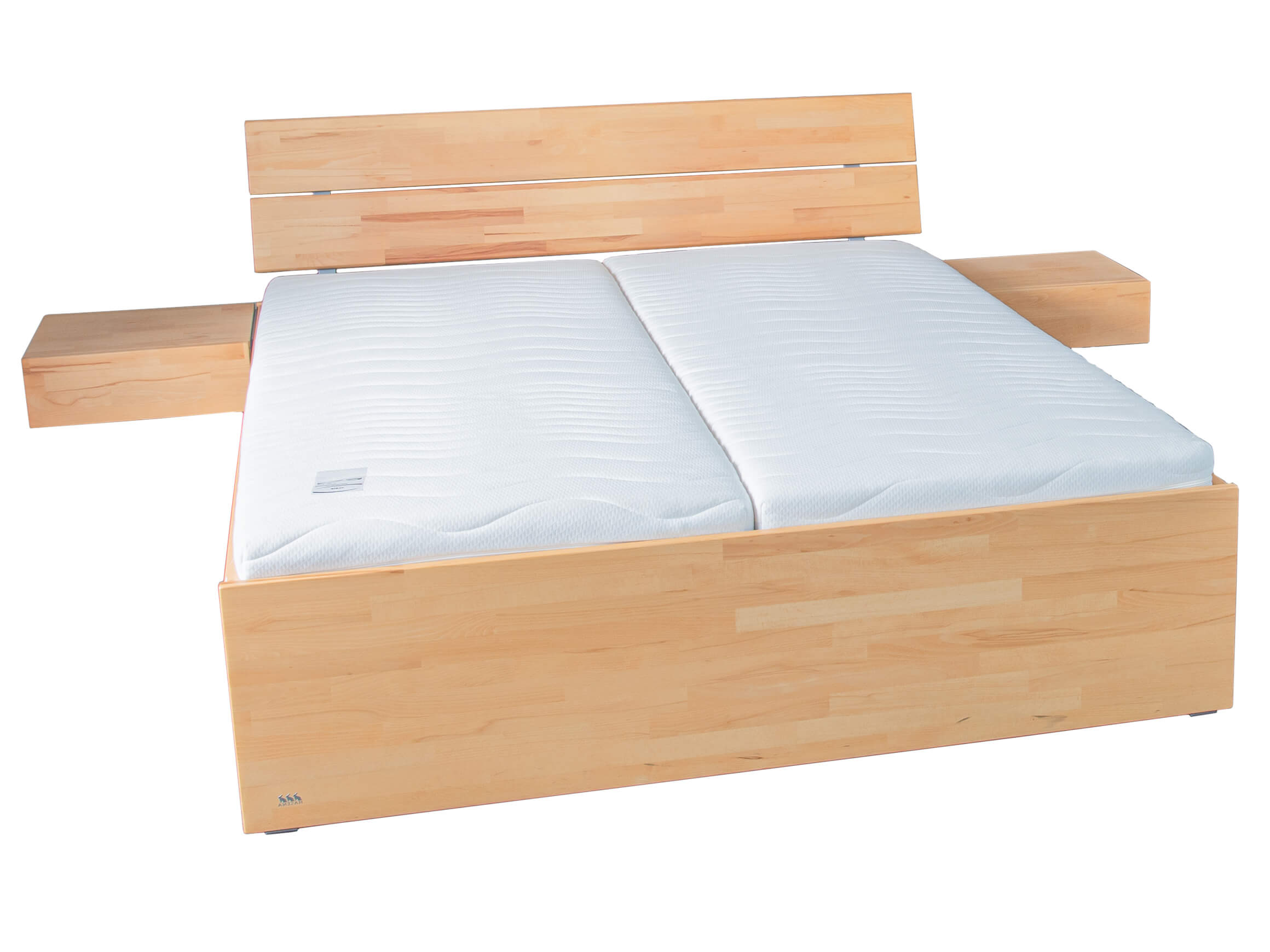 Bett Spazio Hasena / Farbe: Kernbuche