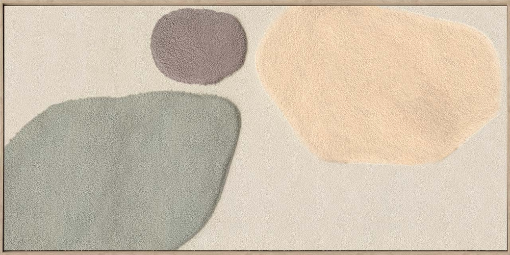 Bild mit Rahmen Fluffy Moon Fields Jade 2 image LAND