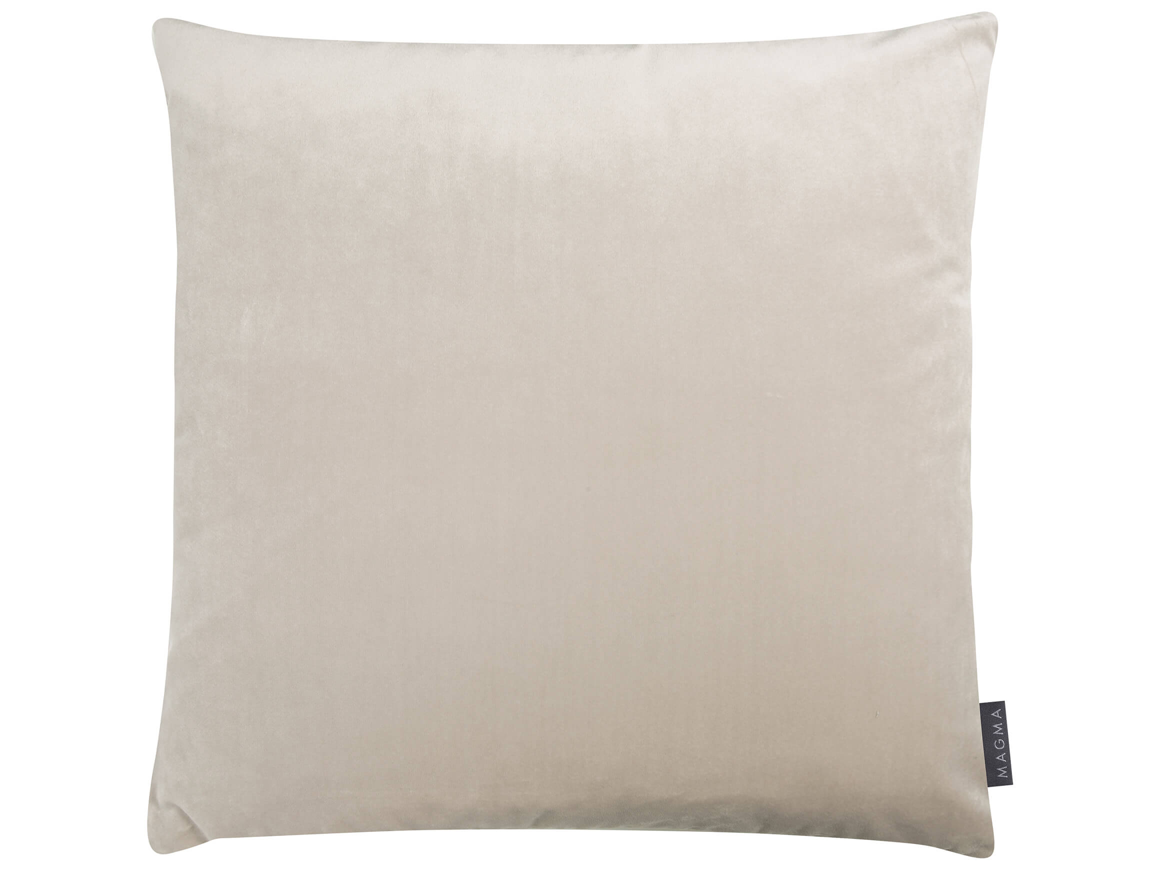 Kissenhülle Samt Uni Beige 50x50 cm Magma