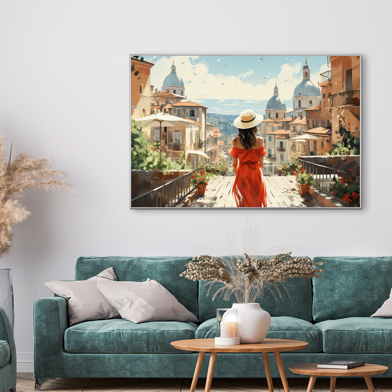 Bild mit Rahmen-Perfect View-image LAND