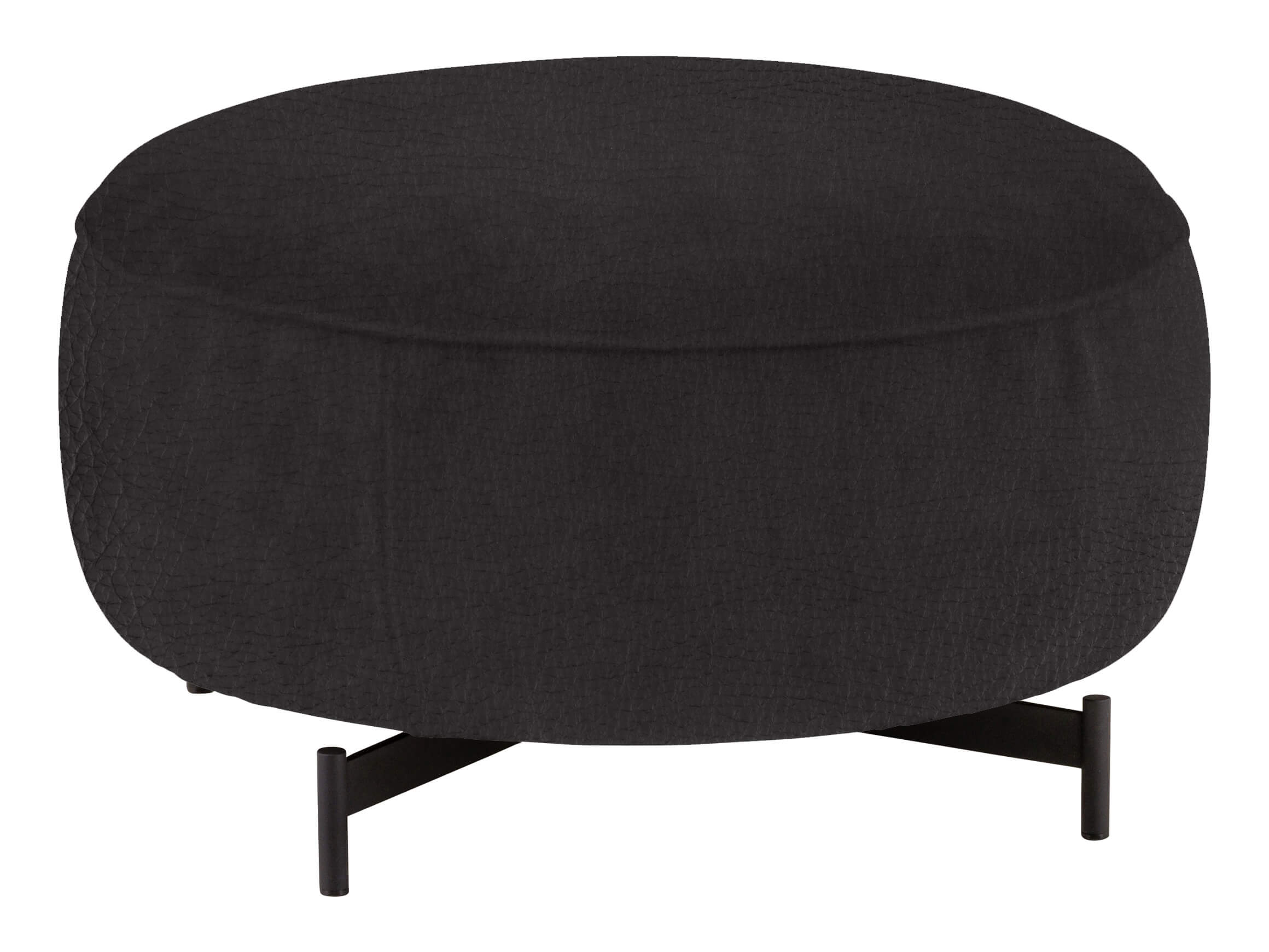 Hocker 8170 Basic D: 80 cm Himolla / Farbe: Teer / Material: Leder Basic