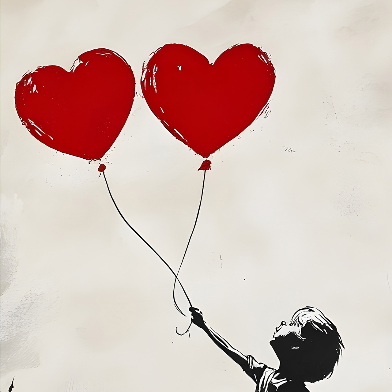 Canvas-Love Balloons-image LAND