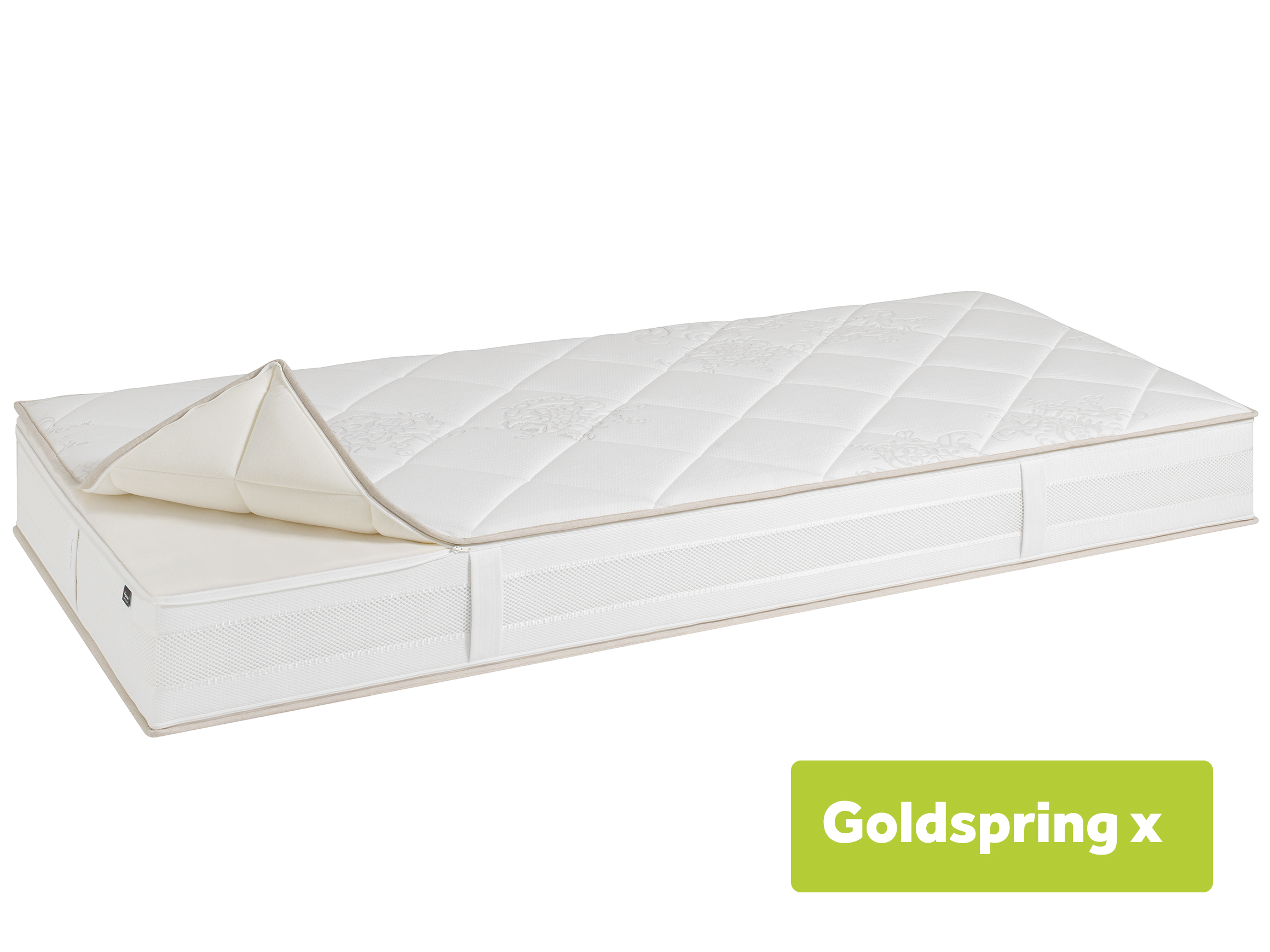 Matratze Goldspring x Riposa / Grösse: 90 x 200 /Matratzenhärte: mittel
