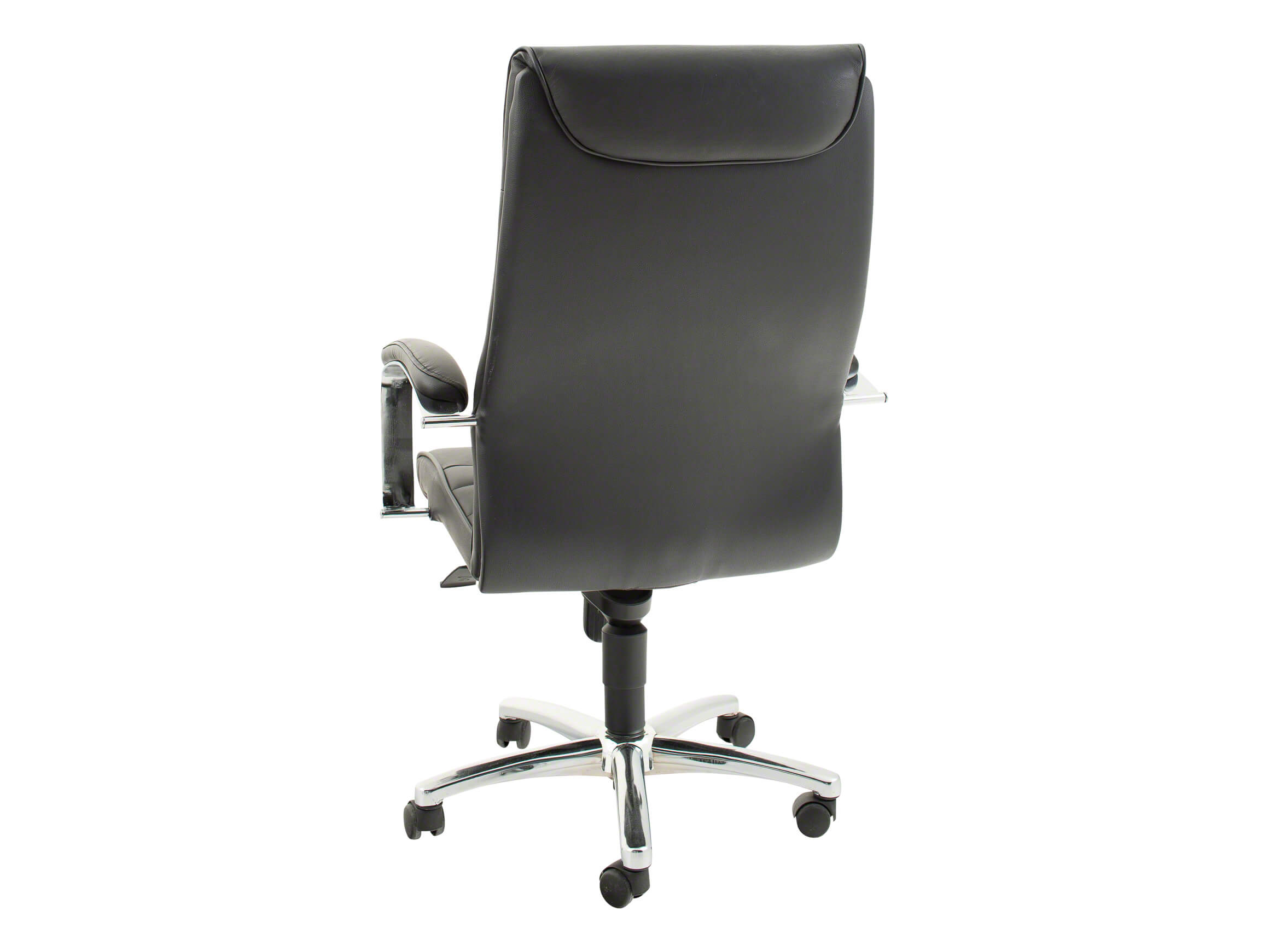 Bürostuhl Luxor, Leder, Chrom Glanz, b 65 cm t 65 cm h 116 cm