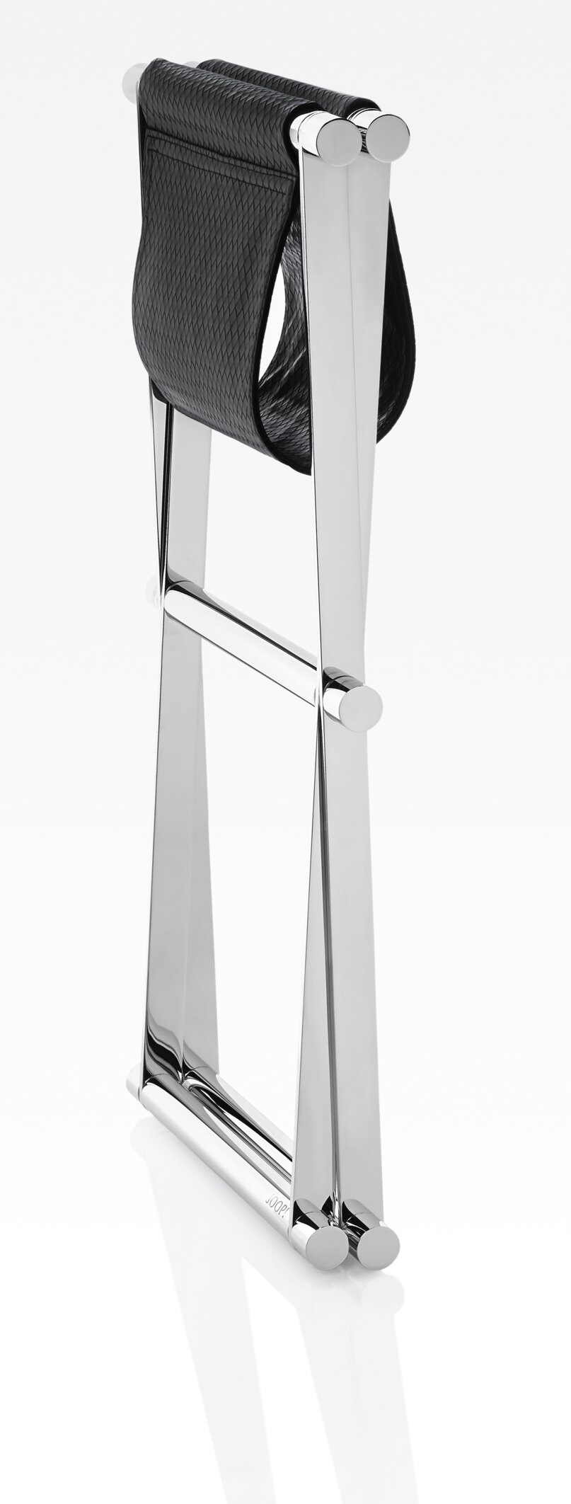 Badhocker Schwarz, Lederoptik H: 45cm von Joop / Farbe: Schwarz