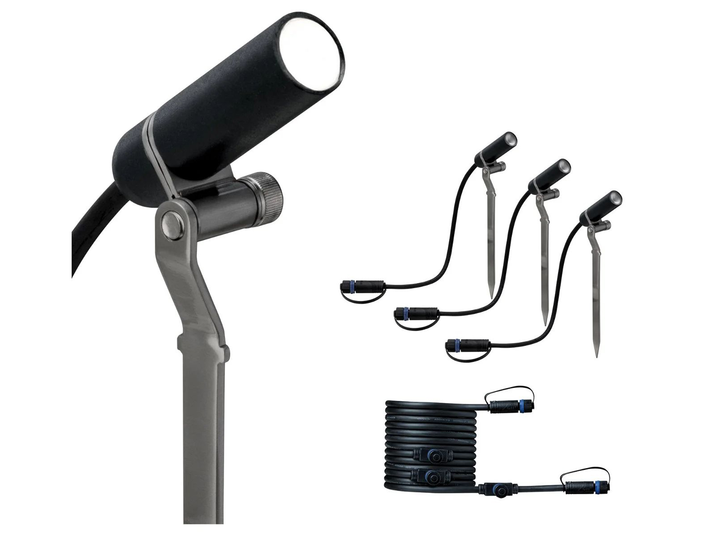 Gartenspot-Set Plug & Shine Plantini 45° Alltron