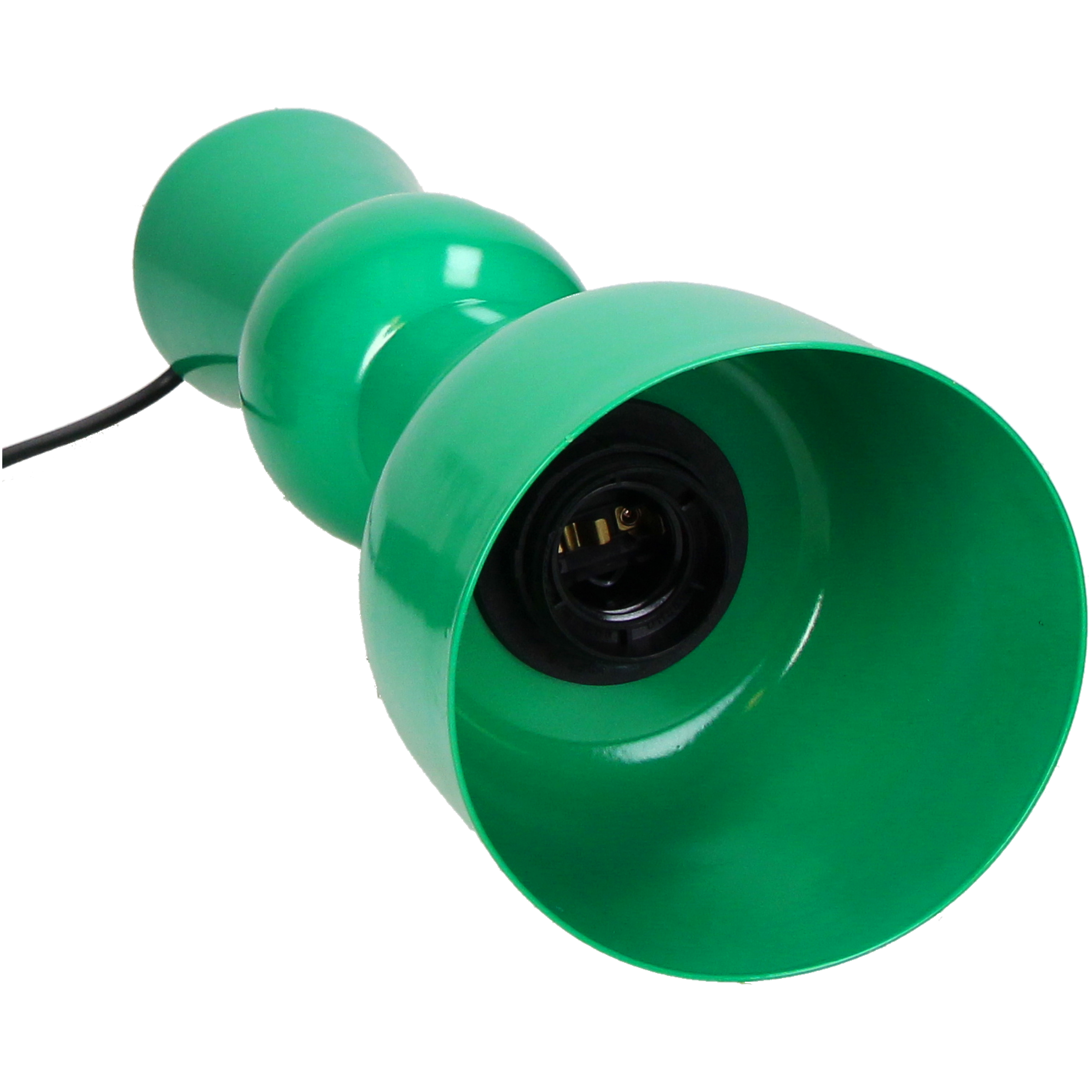 Hängelampe Metall, Grün H: 36 cm Kersten