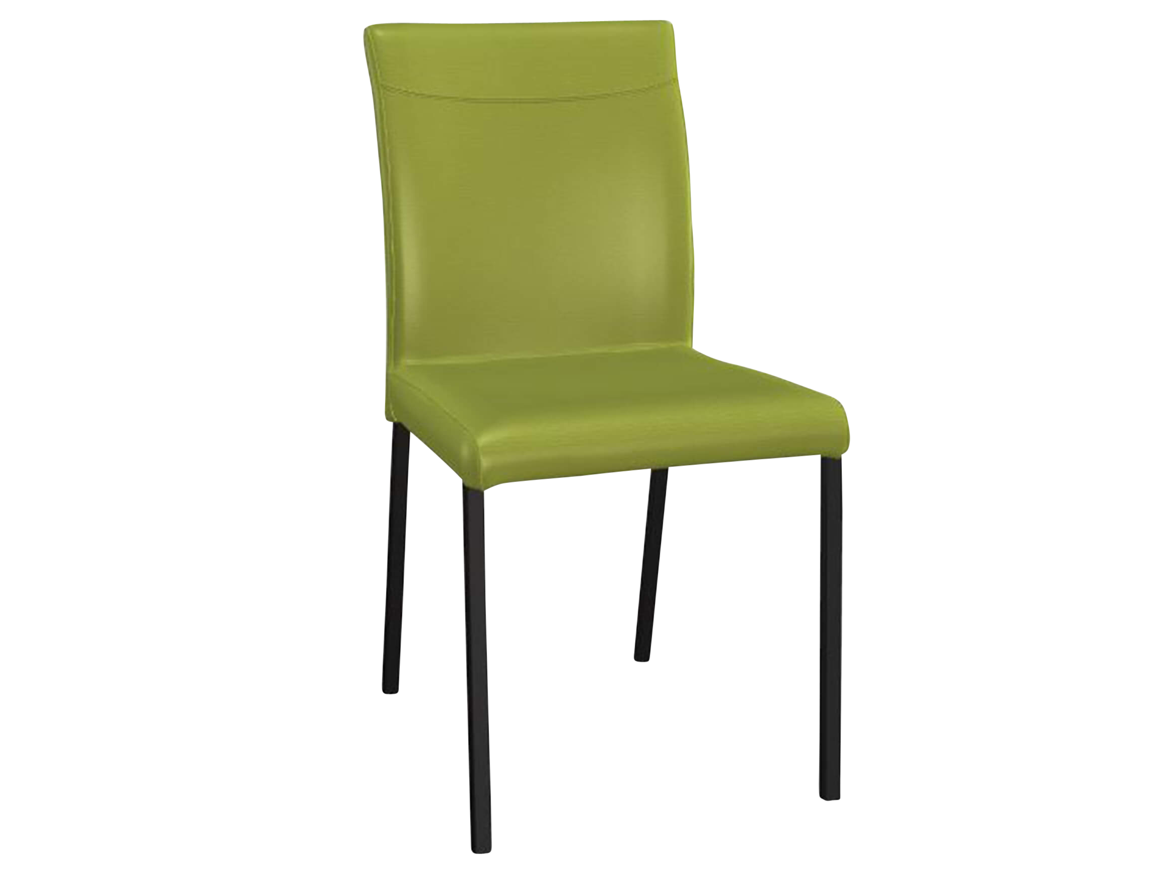Stuhl Leicht Premium Trendstühle / Farbe: Lime / Material: Leder