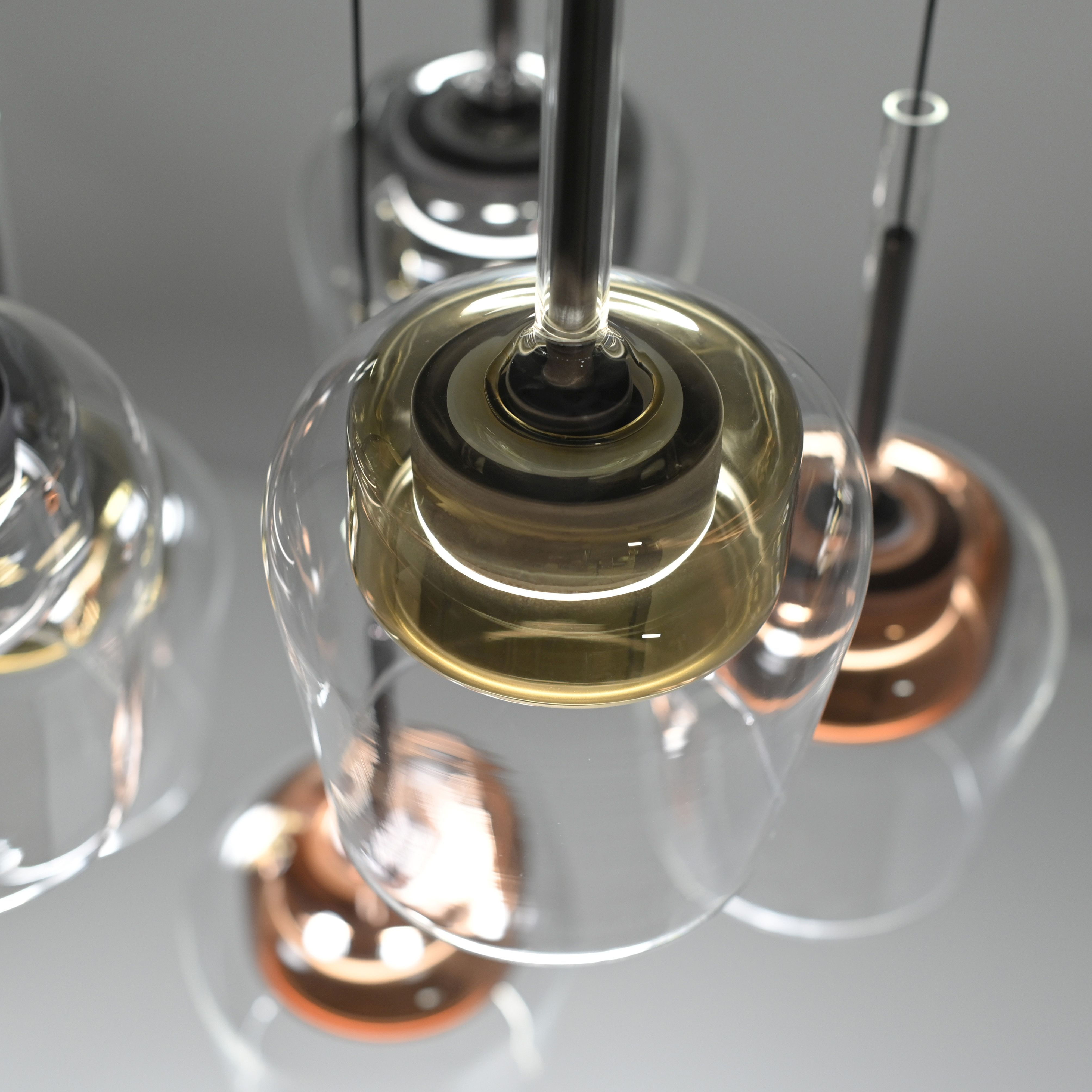 Pendellampe Metal Aura Ribaglob / Grösse: 50 x 50 cm