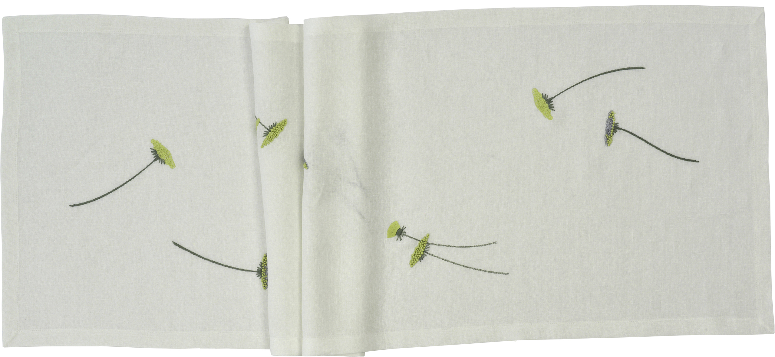 Tischläufer Danny Linnen Ecru B: 50 cm Sander AG