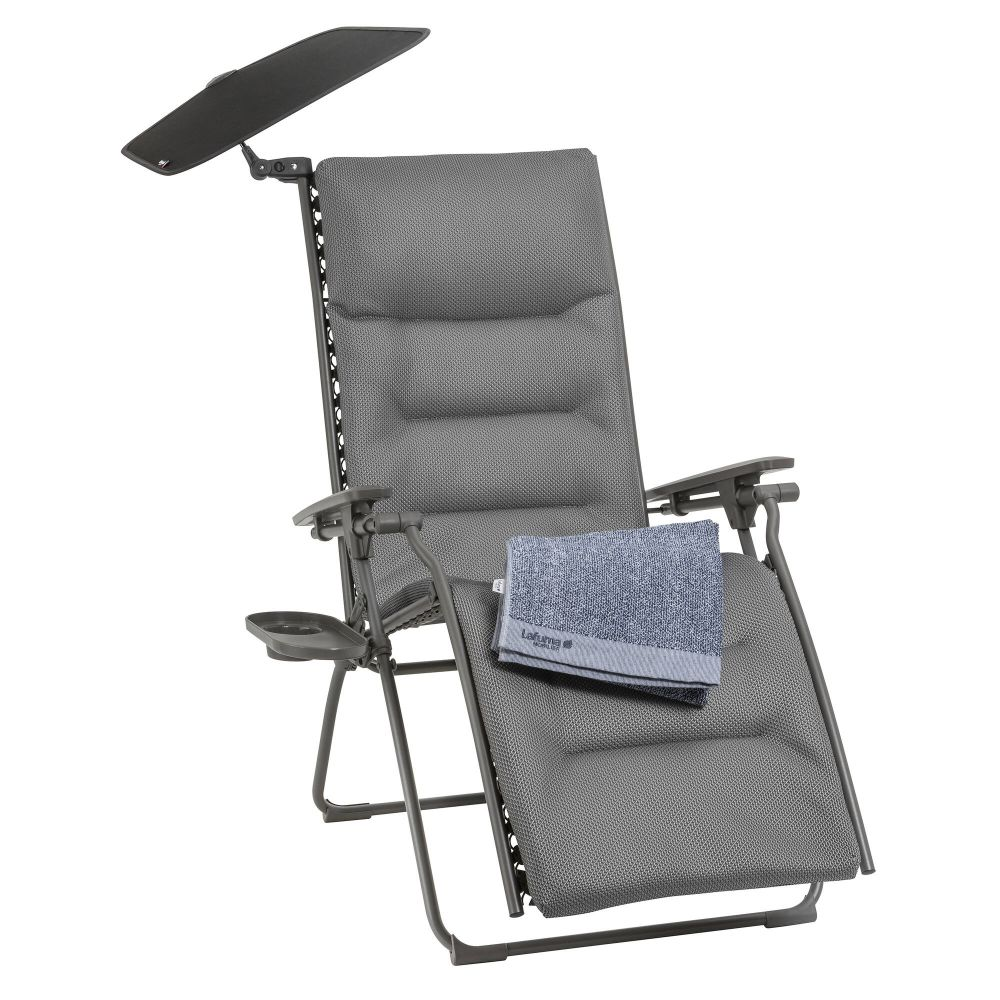 Garden lounger set All in One BeComfort from Lafuma Mobilier / Size: x cm