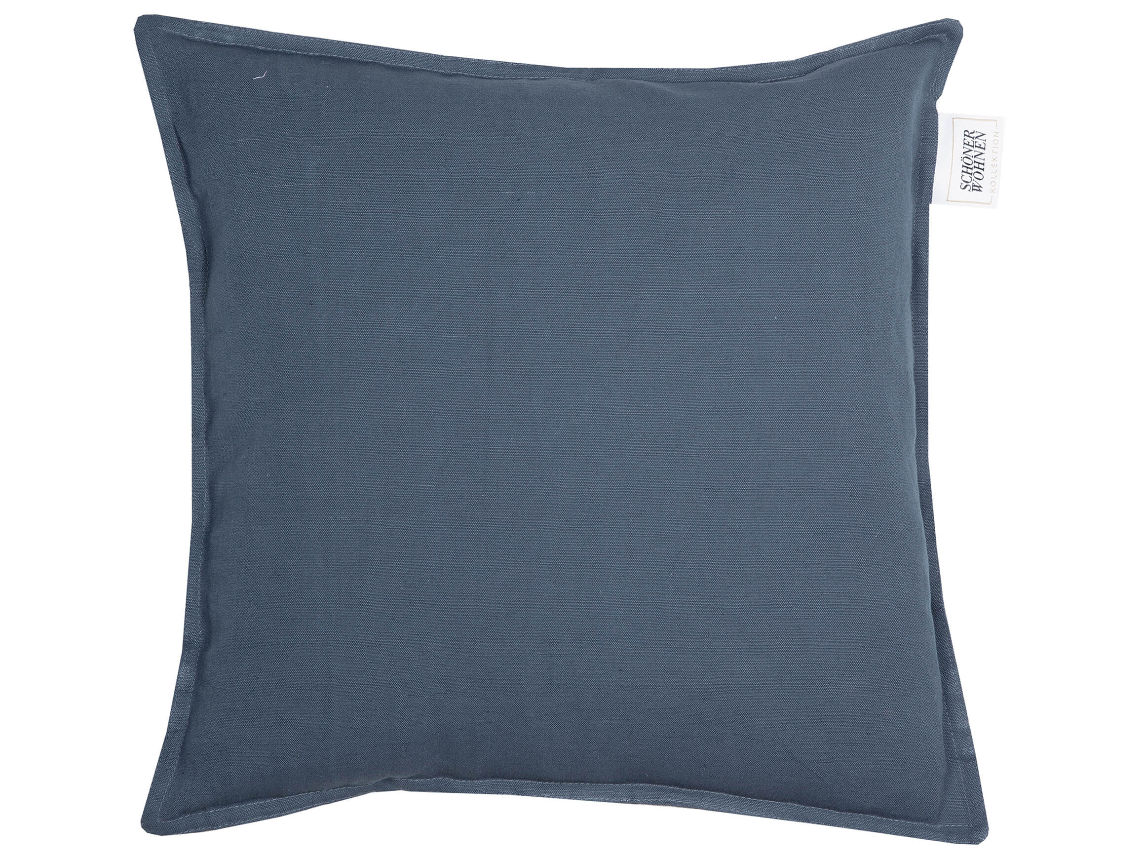 Stoeckel & Grimmler Kissenhülle Lino, Blau 38x38 cm  | Schubiger Möbel
