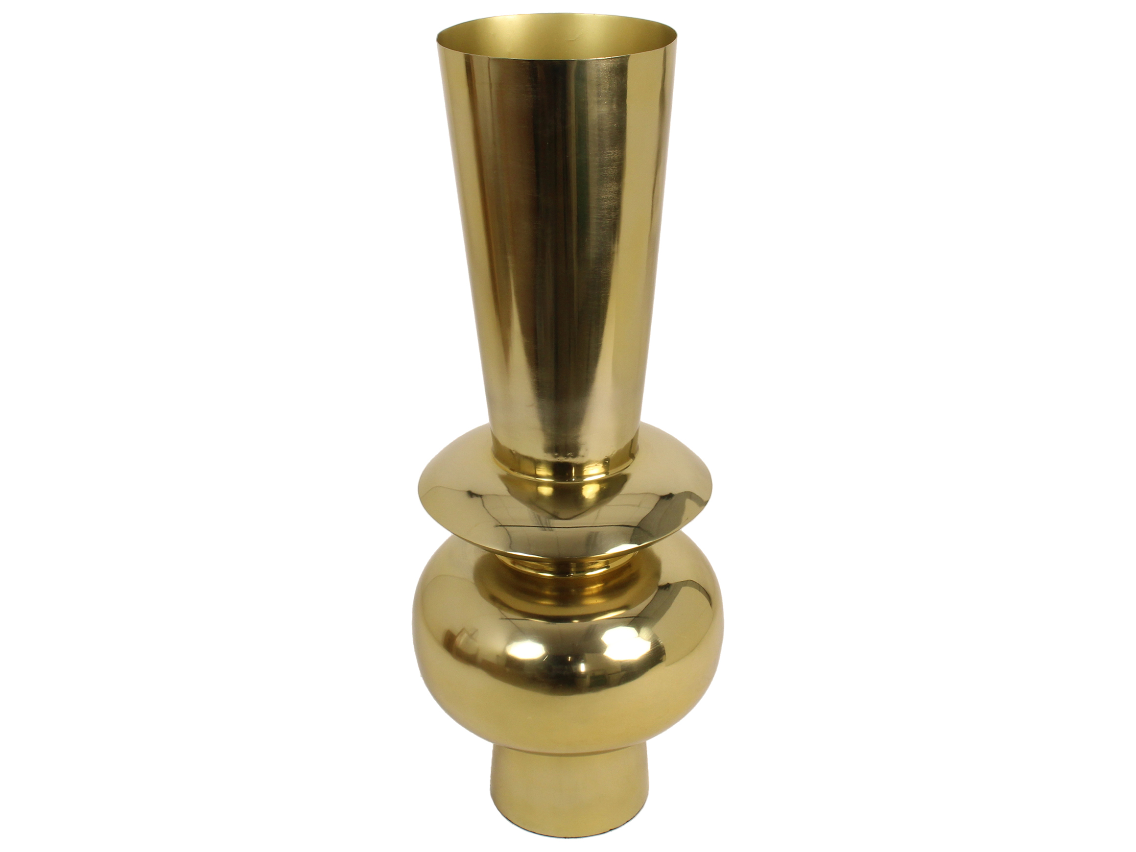 Kersten Vase Metall Gold H: 76 cm  | Schubiger Möbel