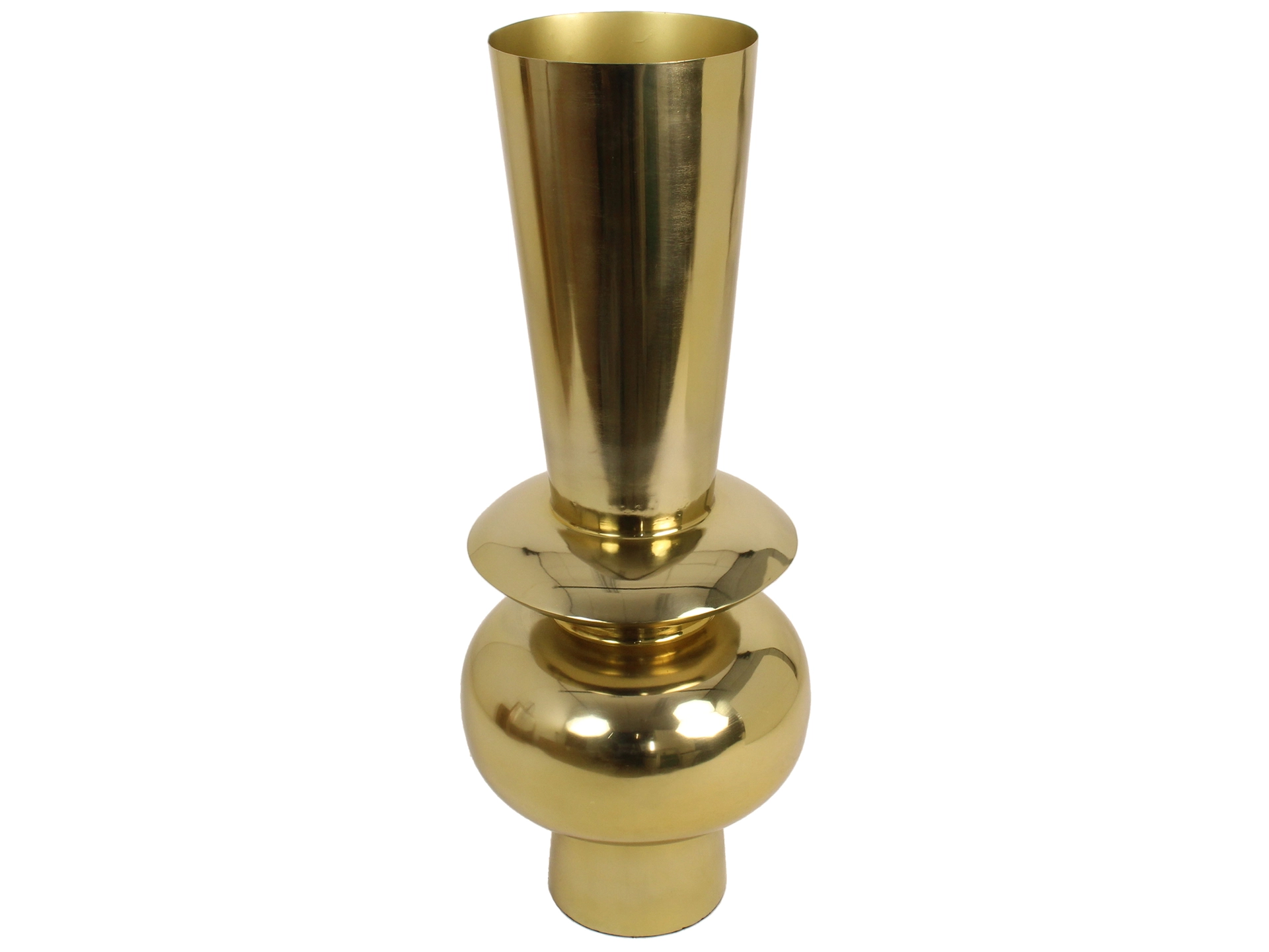 Vase Metall Gold H: 76 cm Kersten