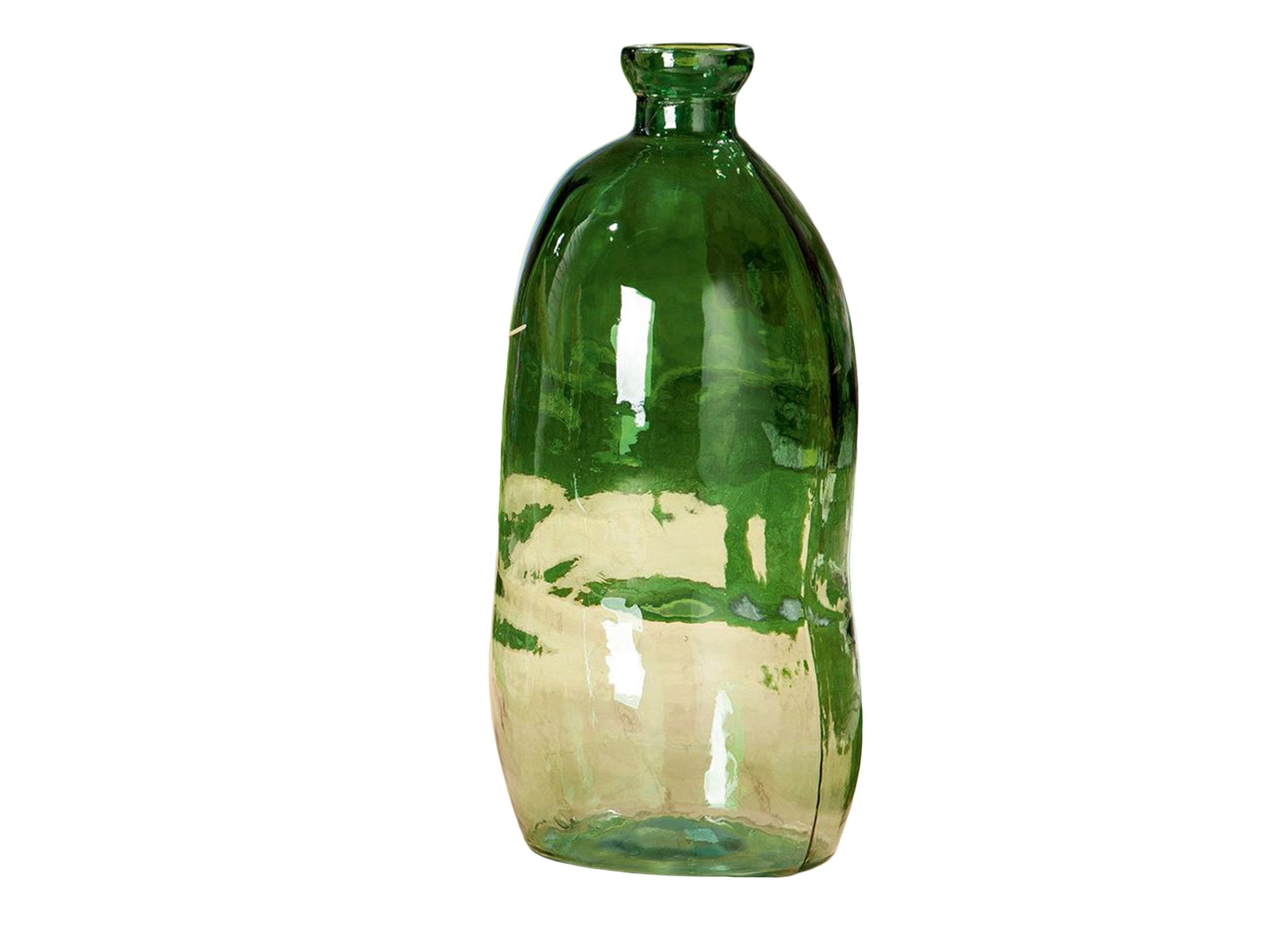 Vase Recycle Glas, Grün H: 73 cm Gilde