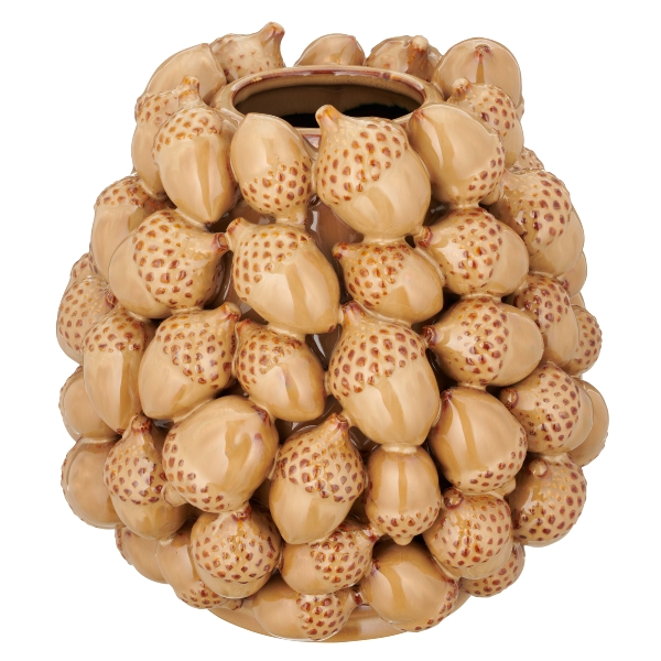 Gasper Vase Eichel Dekoration, Beige  | Schubiger Möbel