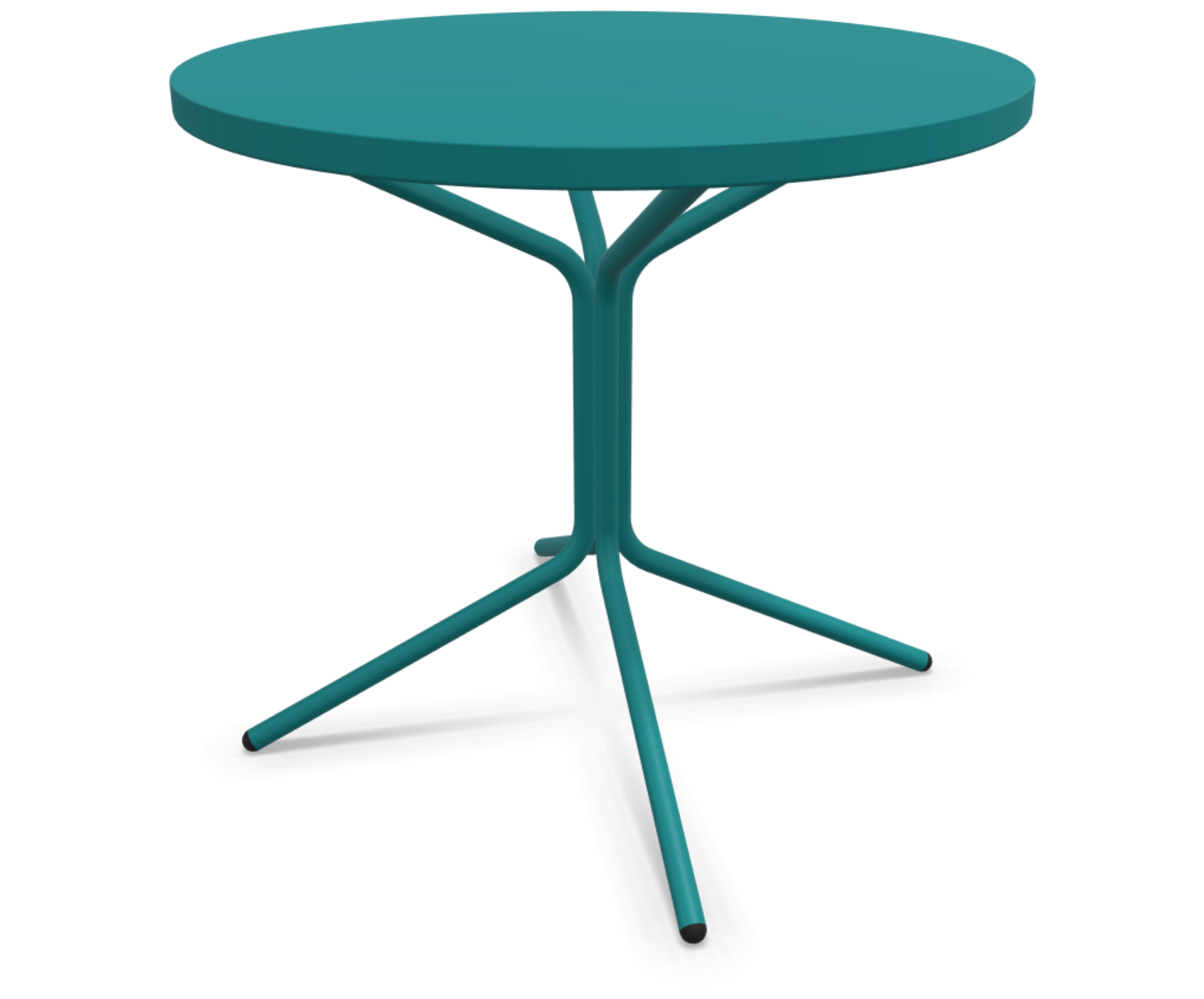 Table Pix Metal bistro table Pix Round Schaffner / Colour: Terracotta