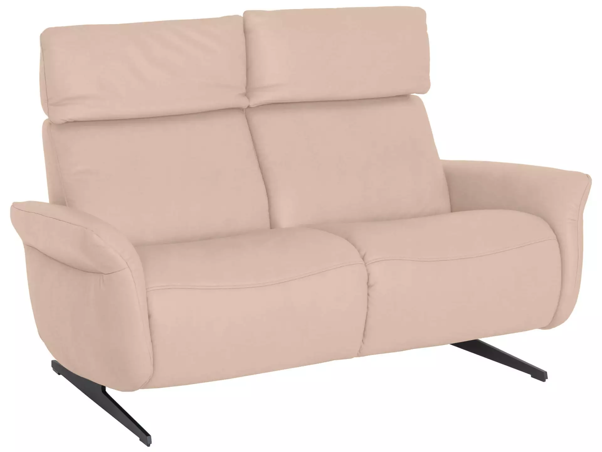 Sofa Patricia Basic B: 149 cm Himolla / Farbe: Kiesel / Material: Stoff Basic