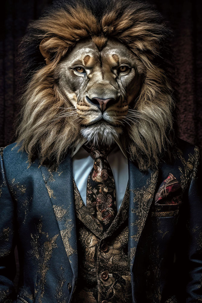 image LAND Glasbild Lion's Club  | Schubiger Möbel