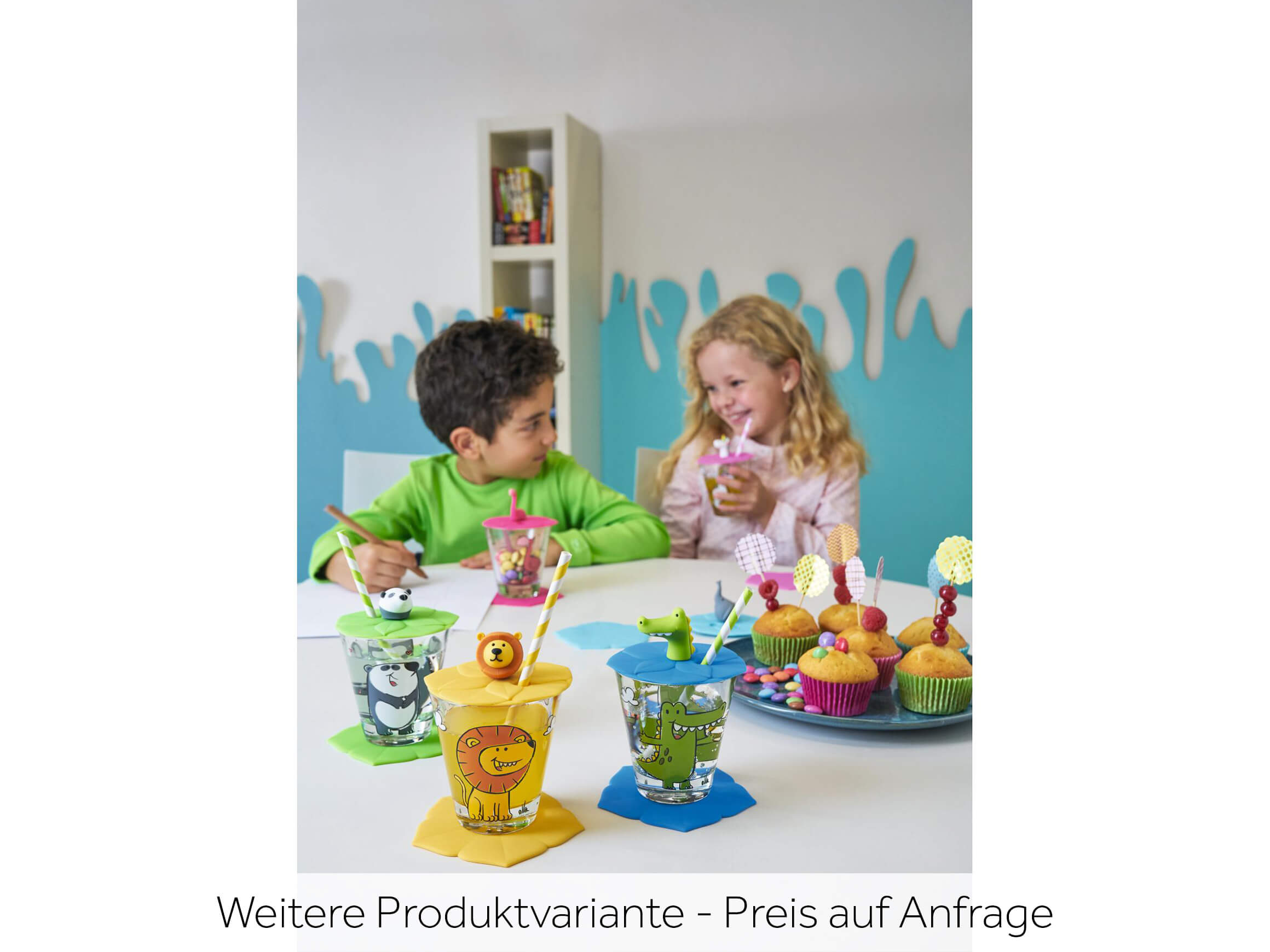 Leonardo Drinking glass for children Bambini Lion, 215 Ml, 3-piece