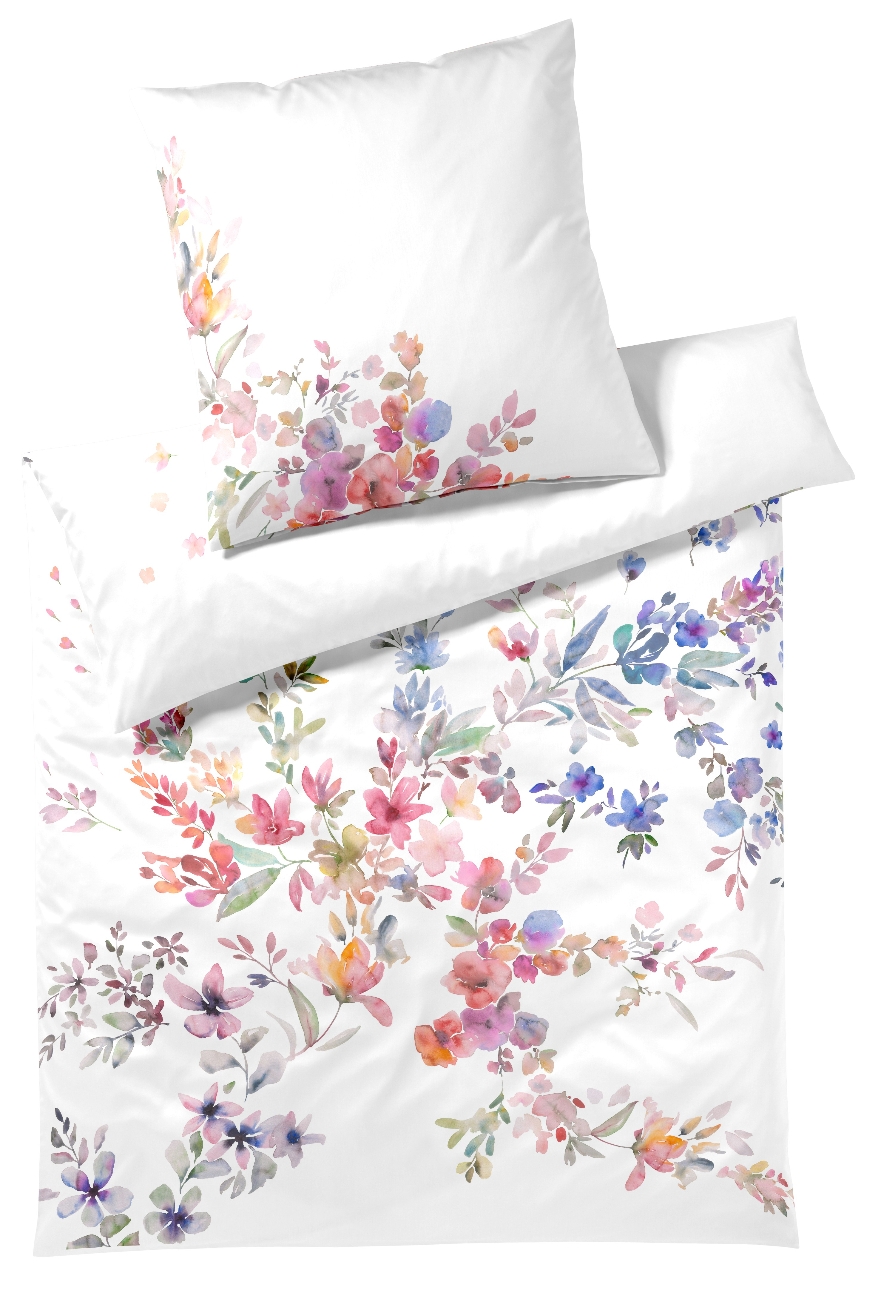 Bettwäsche Cotton Flower Weiss Elegante