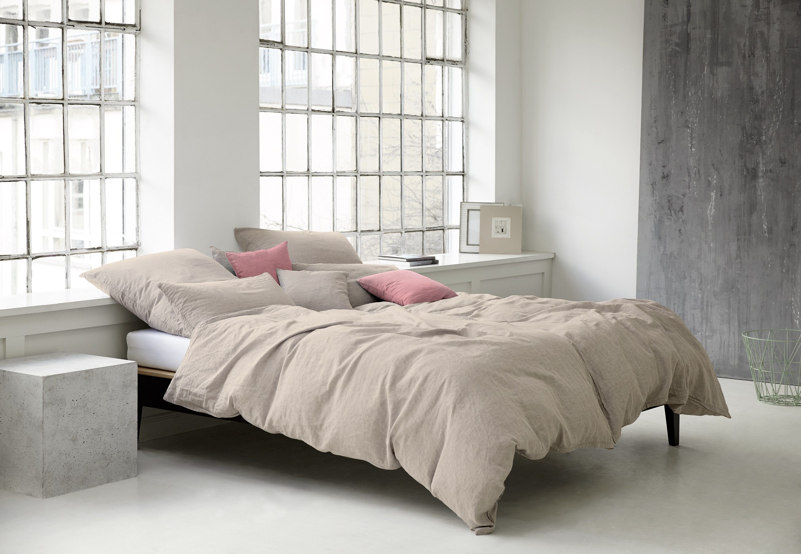 Bettwäsche Breezee Sand Elegante / Grösse: 50 x 70 cm