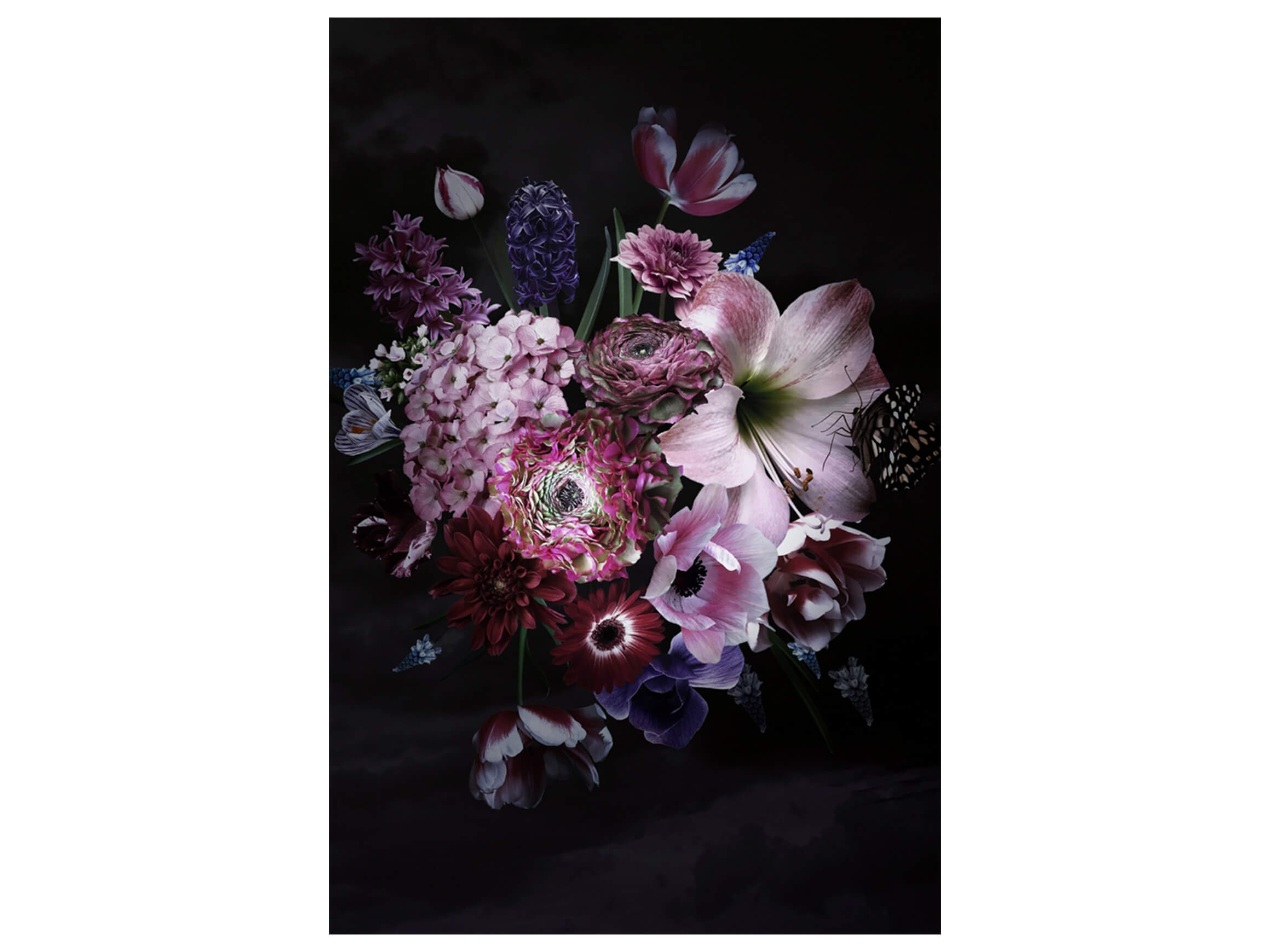 Digitaldruck auf Acrylglas Hübsches Blütenbouquet 1 image LAND