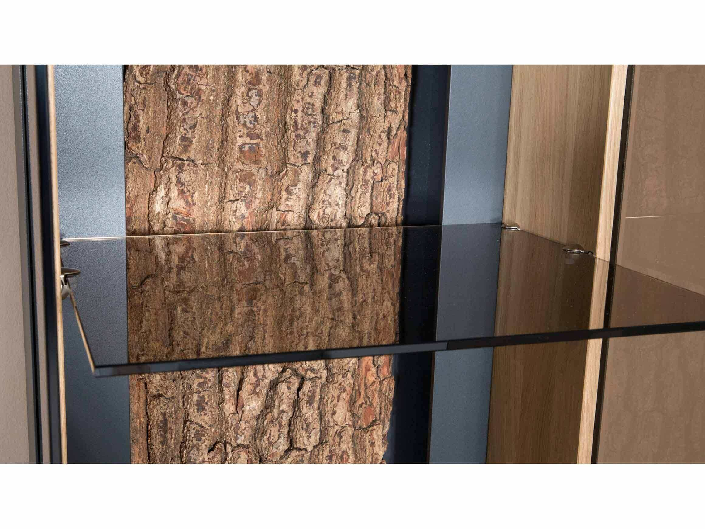 Wohnkombination Ramin, Kerneiche, Anthrazit b 192 cm t 44 cm h 77 cm