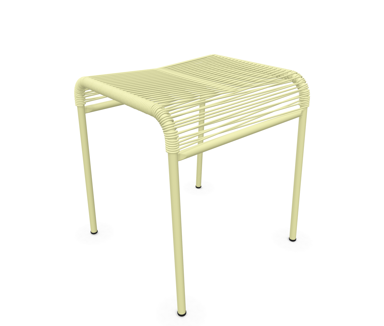 Schaffner Spaghetti-1er-Hocker Säntis Gelb | Schubiger Möbel