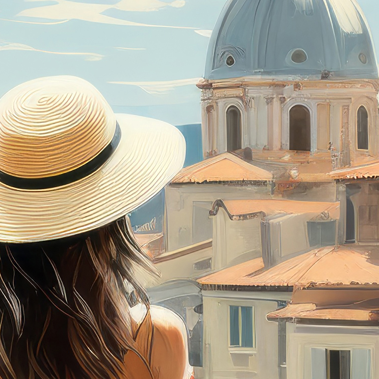 Bild mit Rahmen-Perfect View-image LAND