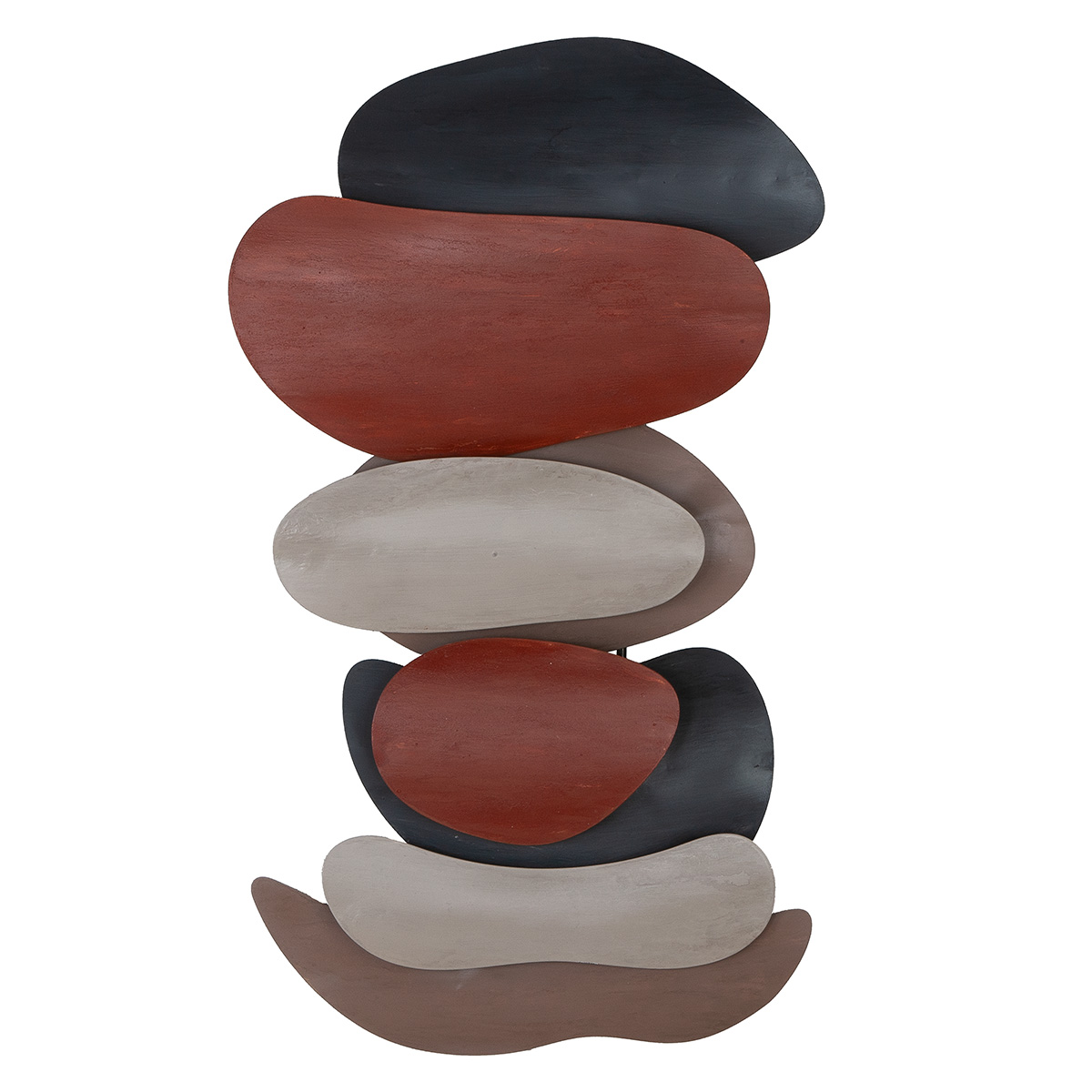 Bild Wandrelief, Metall, Bueno, Creme, Anthrazitfarben Gilde