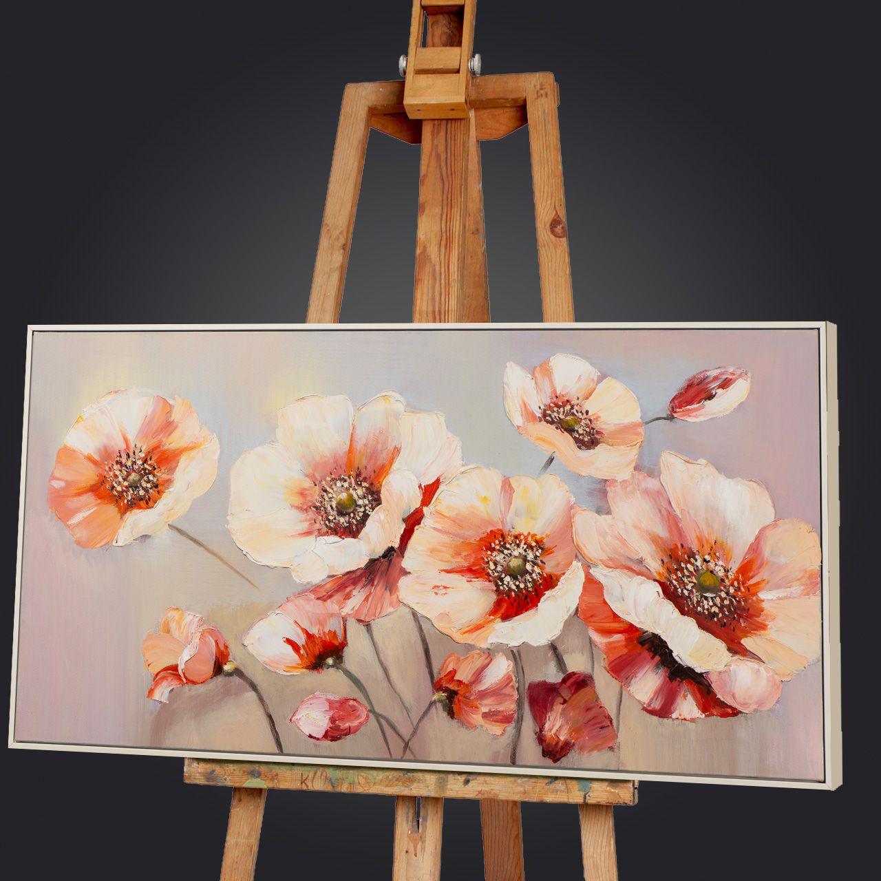Bild mit Rahmen Oriental Poppy image LAND