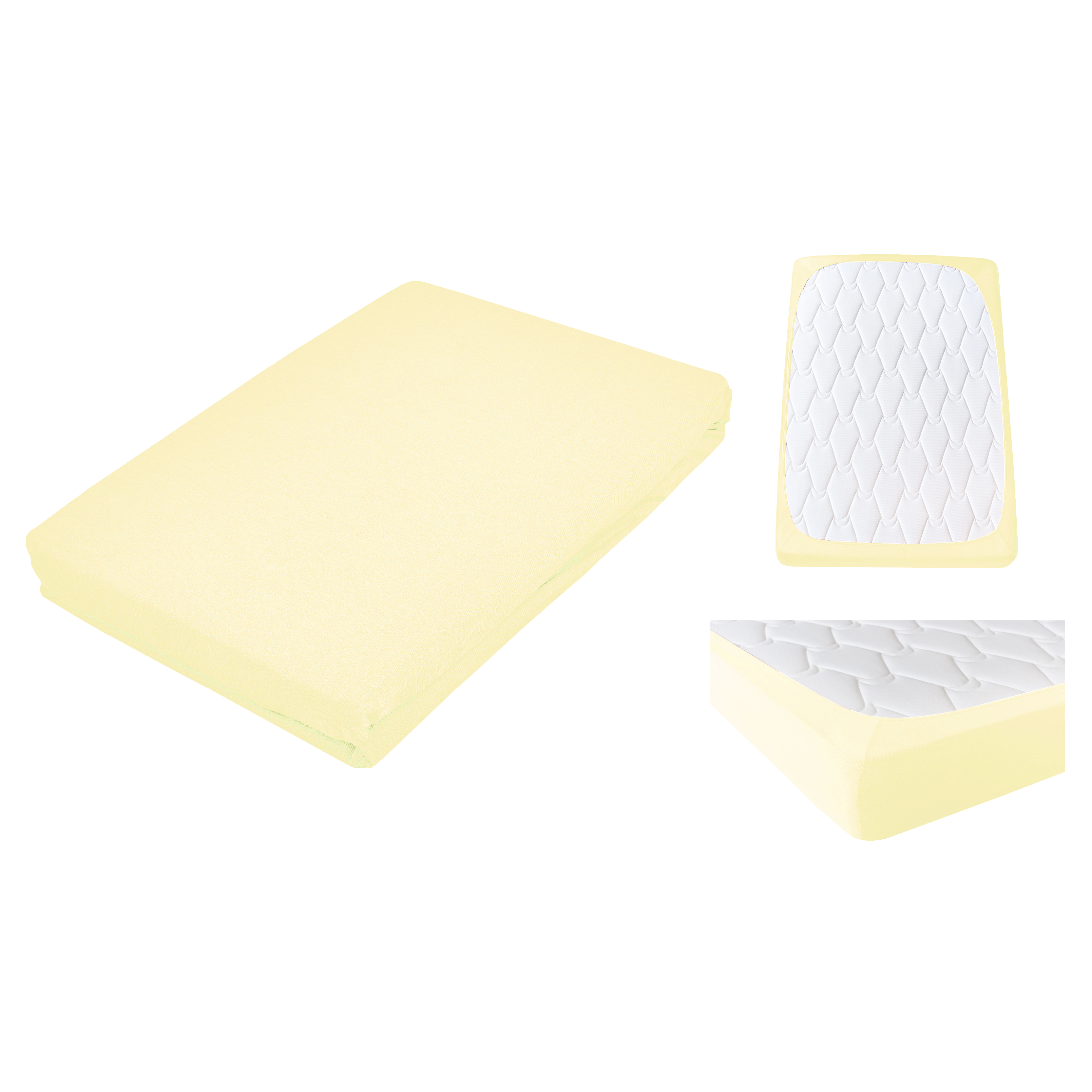 Fixleintuch für Topper Jersey Vanille Kremer Leon AG / Grösse: 200 x 200 cm