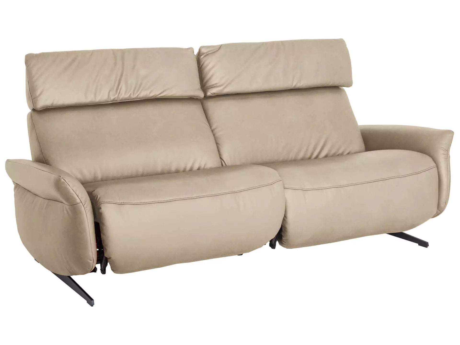Sofa Patricia Basic B: 206 cm Himolla / Farbe: Marmor / Material: Leder Basic