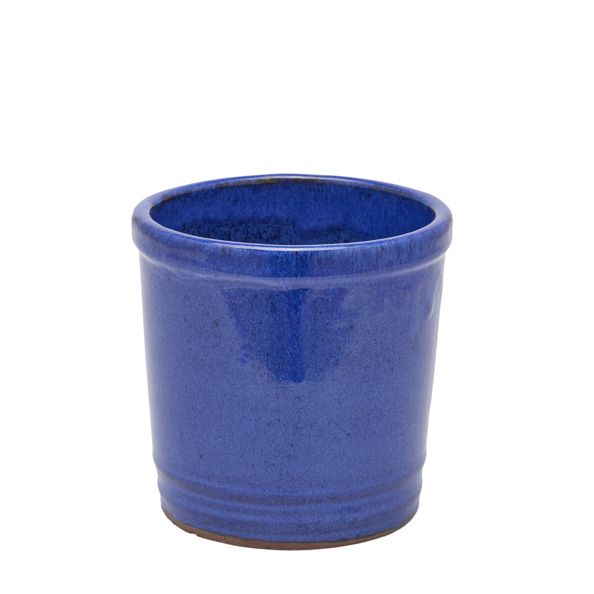 Edg Pflanzengefäss Übetopf Keramik Dunkelblau H: 18 cm Blau | Schubiger Möbel