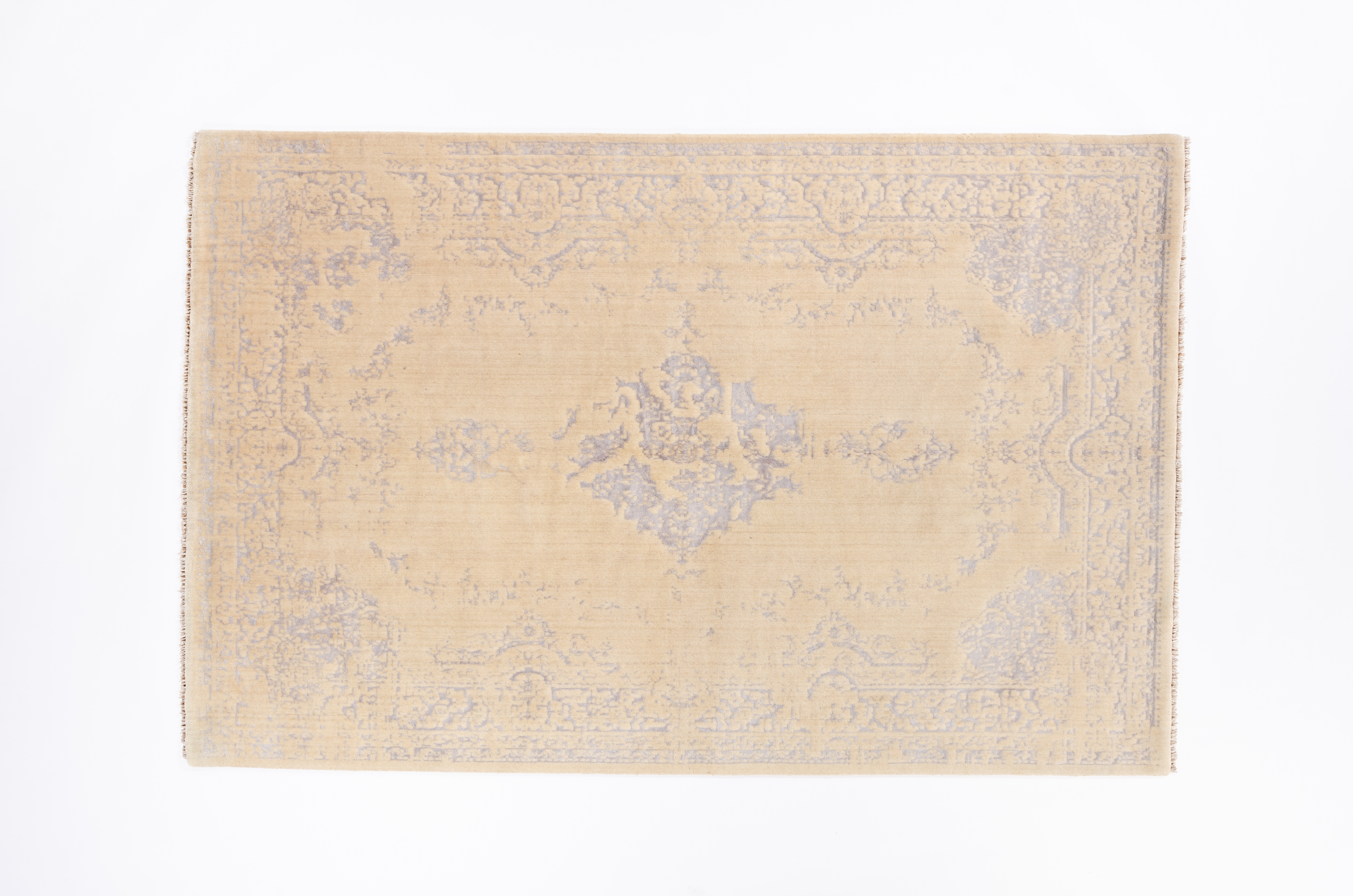 Moderner Teppich Vintage Homa Negra/ Farbe: Bunt / Masse (BxT) :152x233 cm