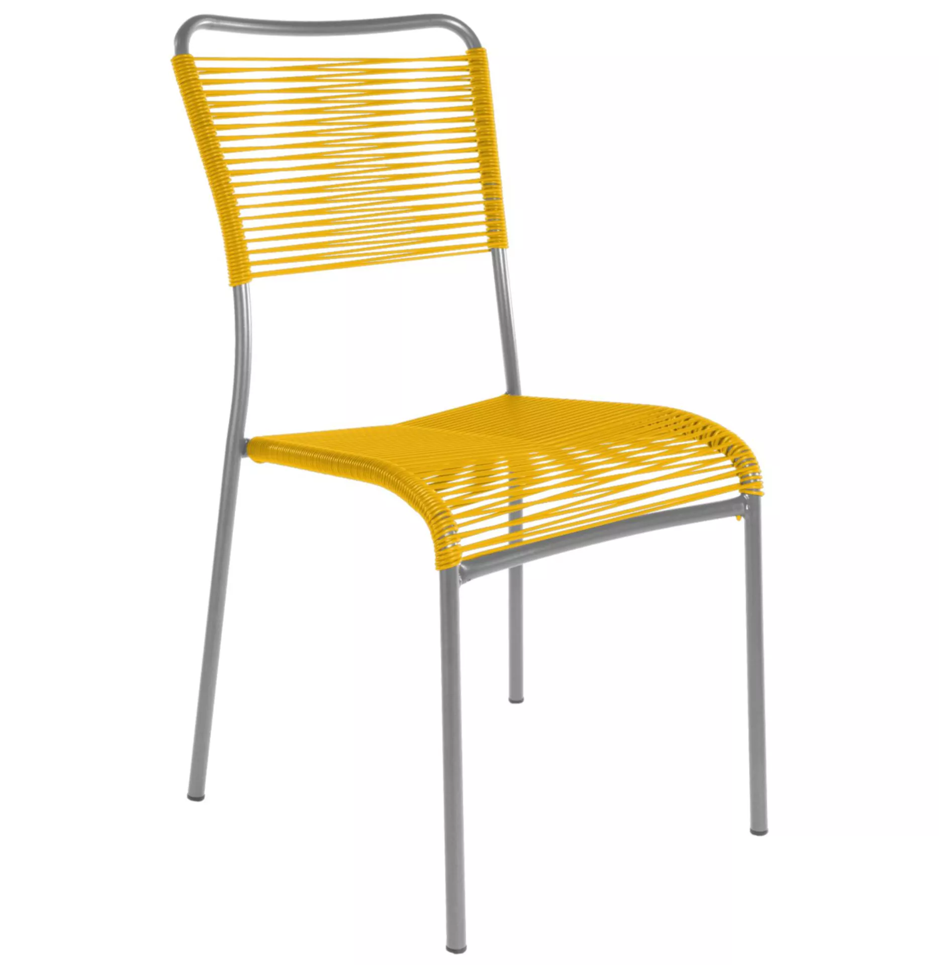 Spaghetti-Stuhl Mendrisio Schaffner / Farbe: Gelb