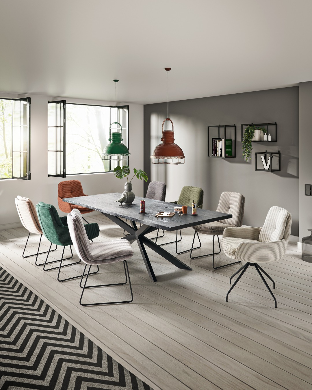 Stuhl Brixton Candy / Farbe: Taupe