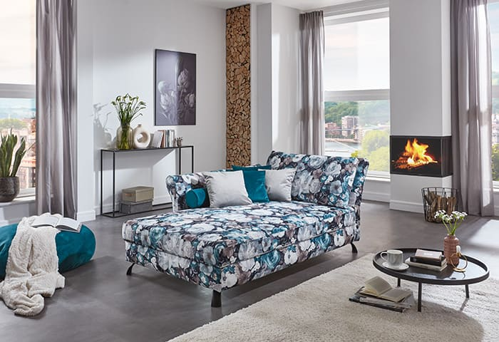Bettsofa Estoril Nehl/ Farbe: Fantasy / Masse (BxT) :122x220 cm
