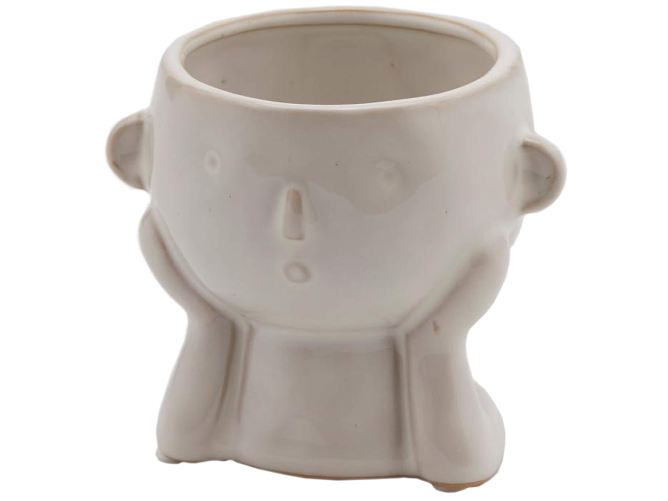 Vase Gesicht Junge H: 10 cm Edg