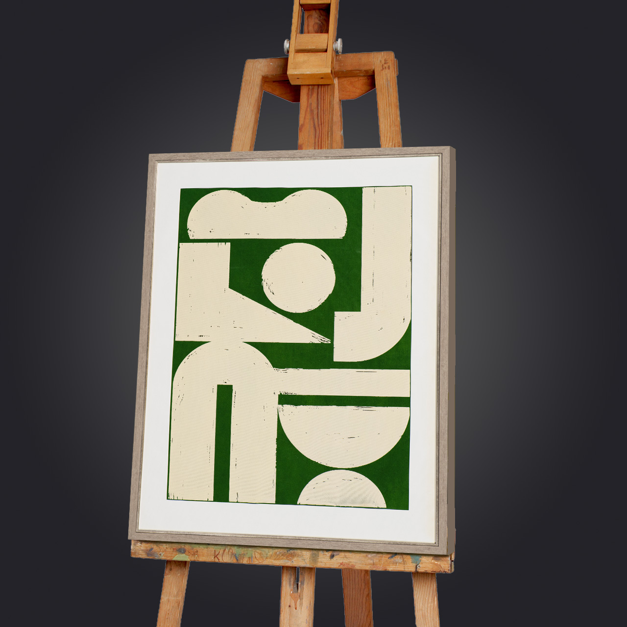 Painting-Mid Centrury "Down"-