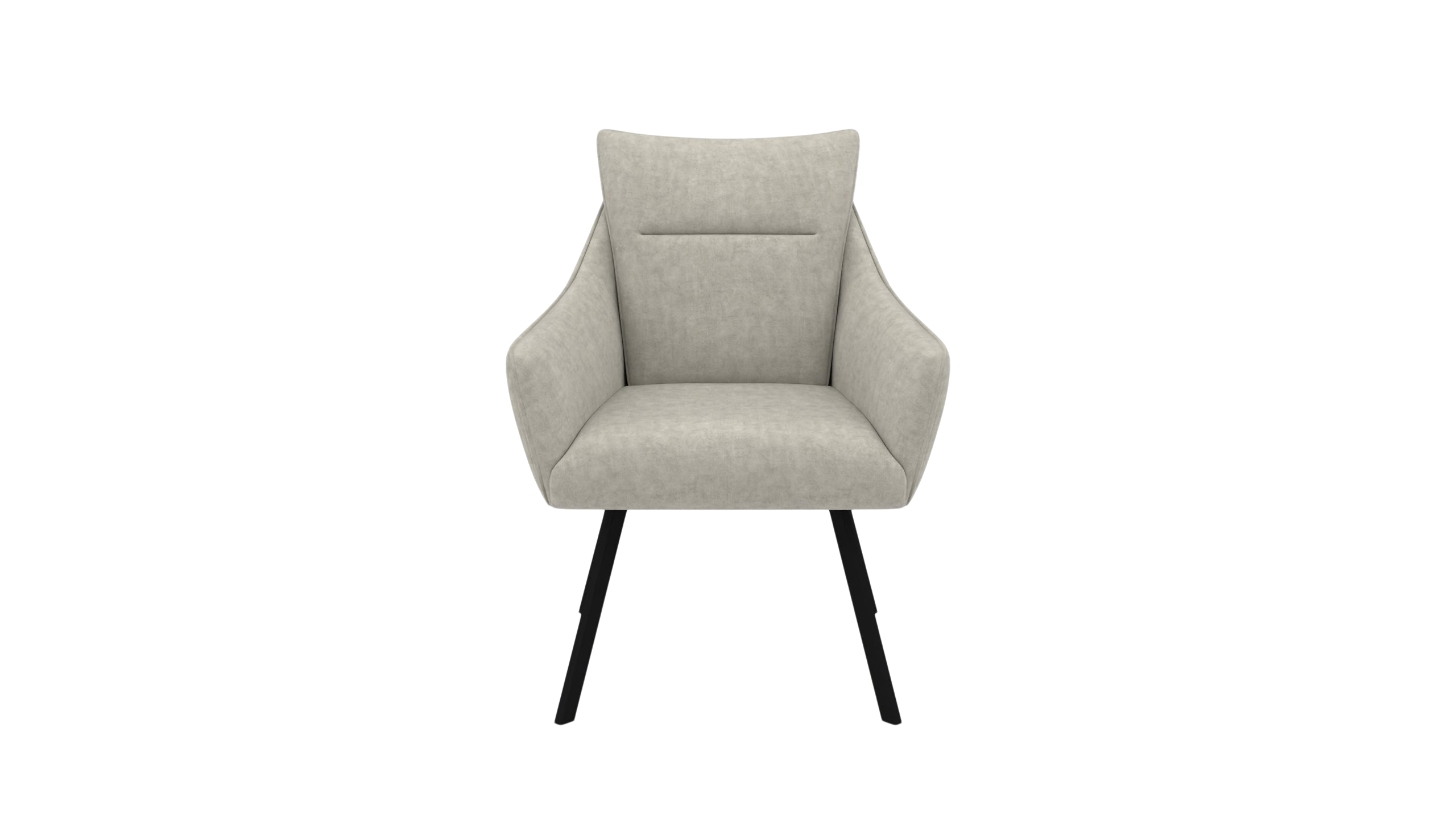 Stuhl Pegasus b - UrbanDesign / Farbe: Austernpilz / Bezugsmaterial: Stoff