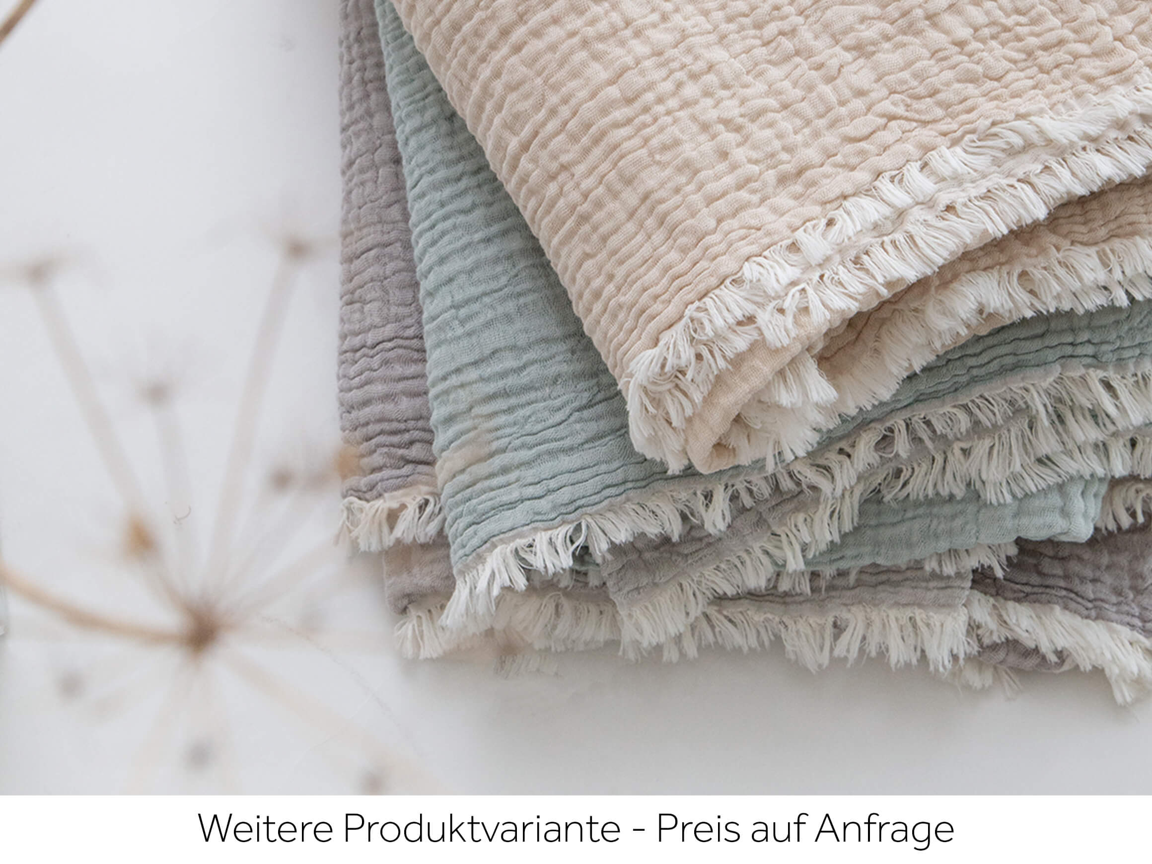 Plaid Emil Mint 140x200 cm Sander AG / Farbe: Mint