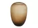 Vase Amber Geschliffen H: 34 cm Edg