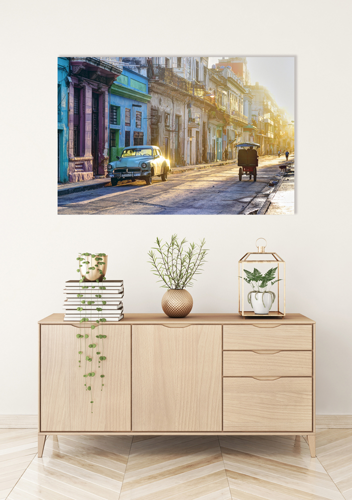 Alubild-Alte Strasse in Havanna-image LAND