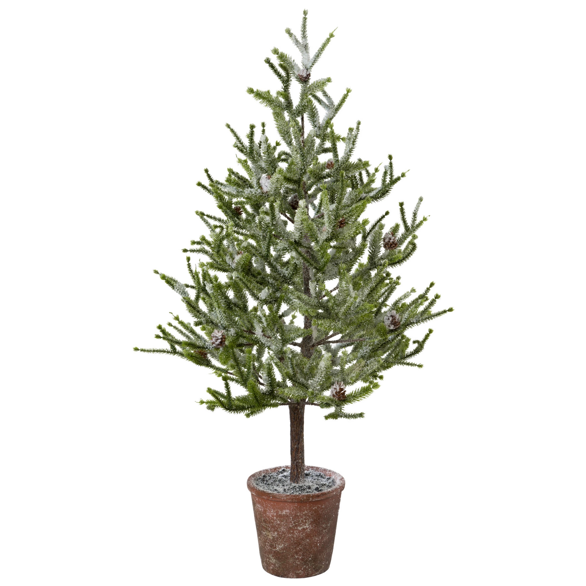 Weihnachtsbaum Fichte mit Schnee H: 82 cm Gasper