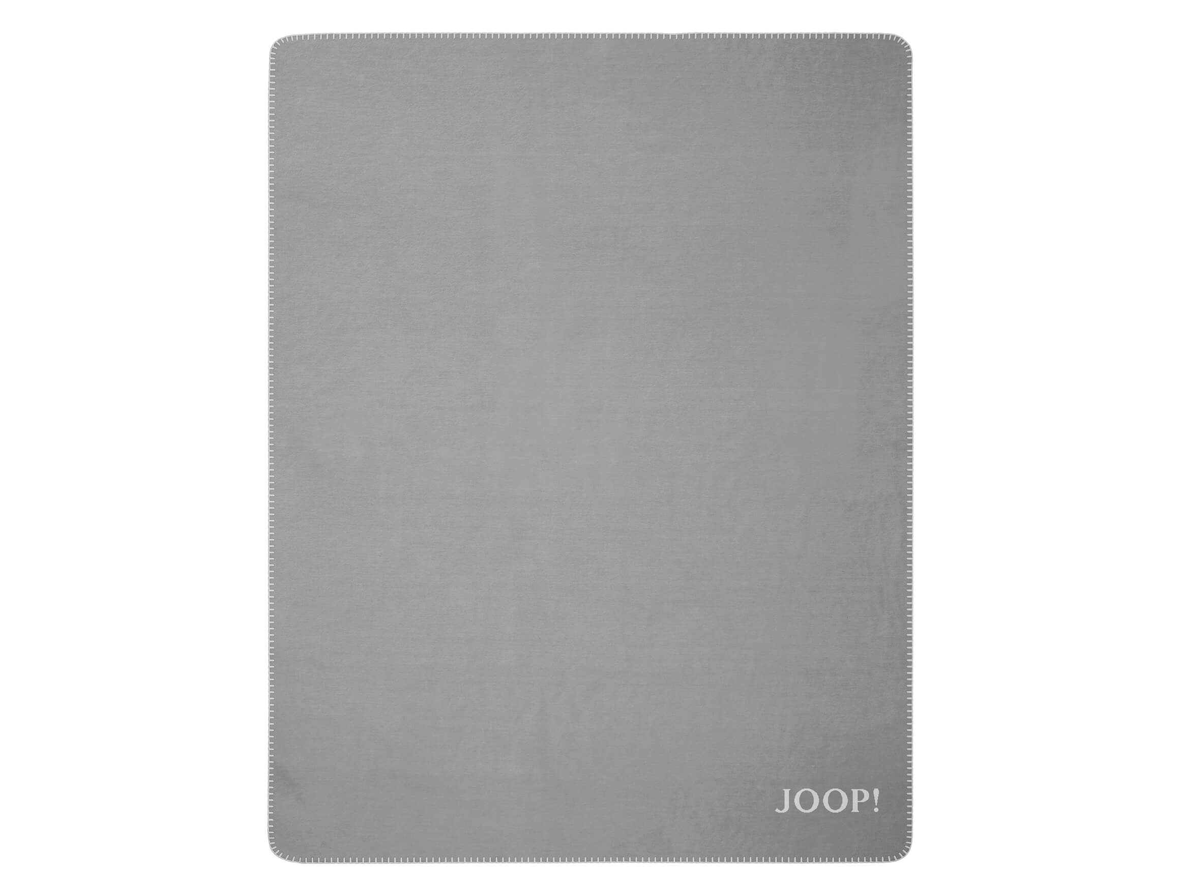 Plaid Uni-Doubleface Graphit-Rauch 150x200 cm Biederlack